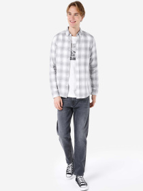 Рубашки Colin’s модель CL1068259_Q1.V1_GRA Рубашки Colin’s модель CL1068259_Q1.V1_GRA Фото