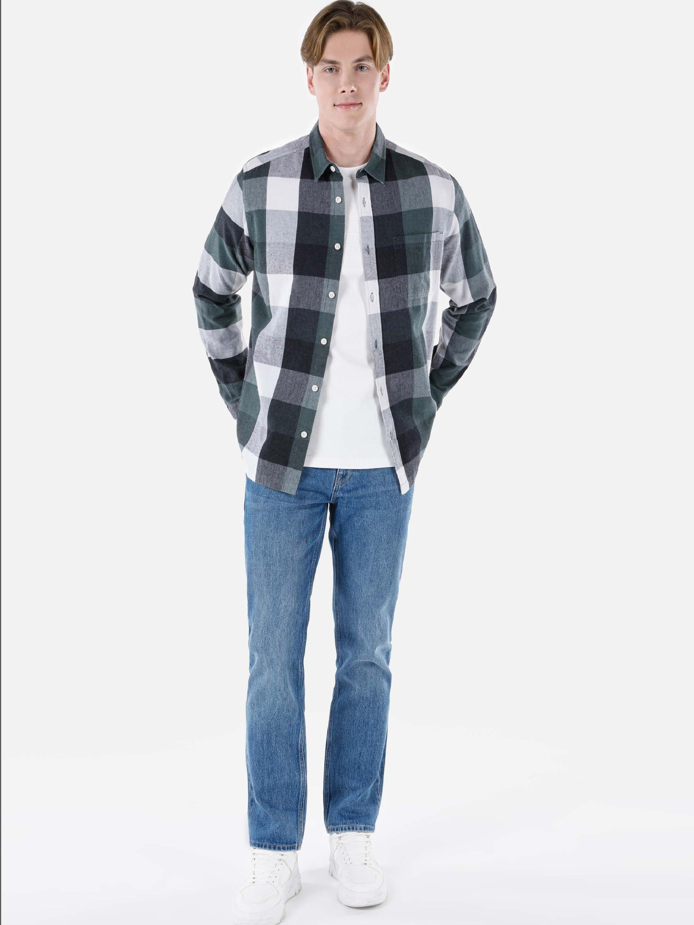 Сорочки Colin’s модель CL1064635_Q1.V1_GRE Фото