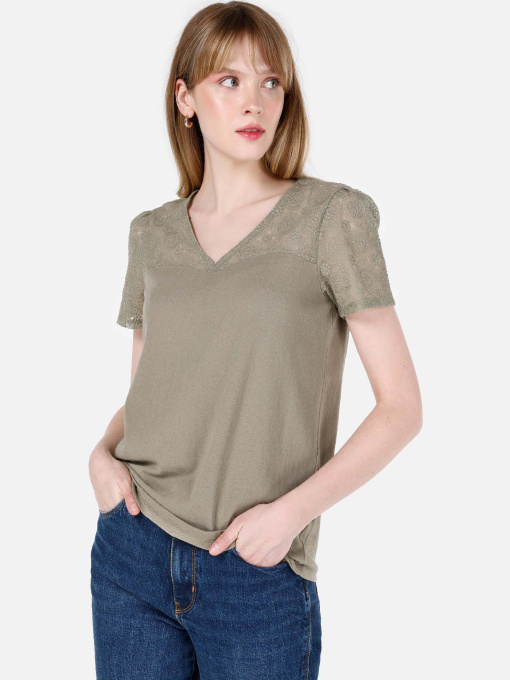 Футболки и поло Colin’s модель CL1067925_Q1.V1_OLV Фото