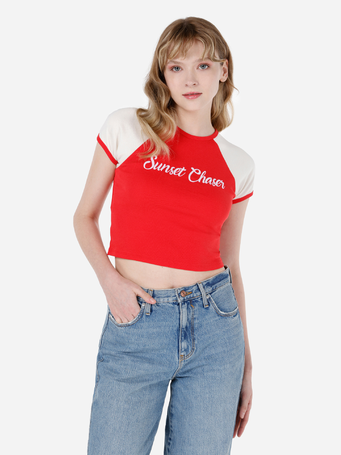 Футболки и поло Colin’s модель CL1069238_Q1.V1_RED Фото