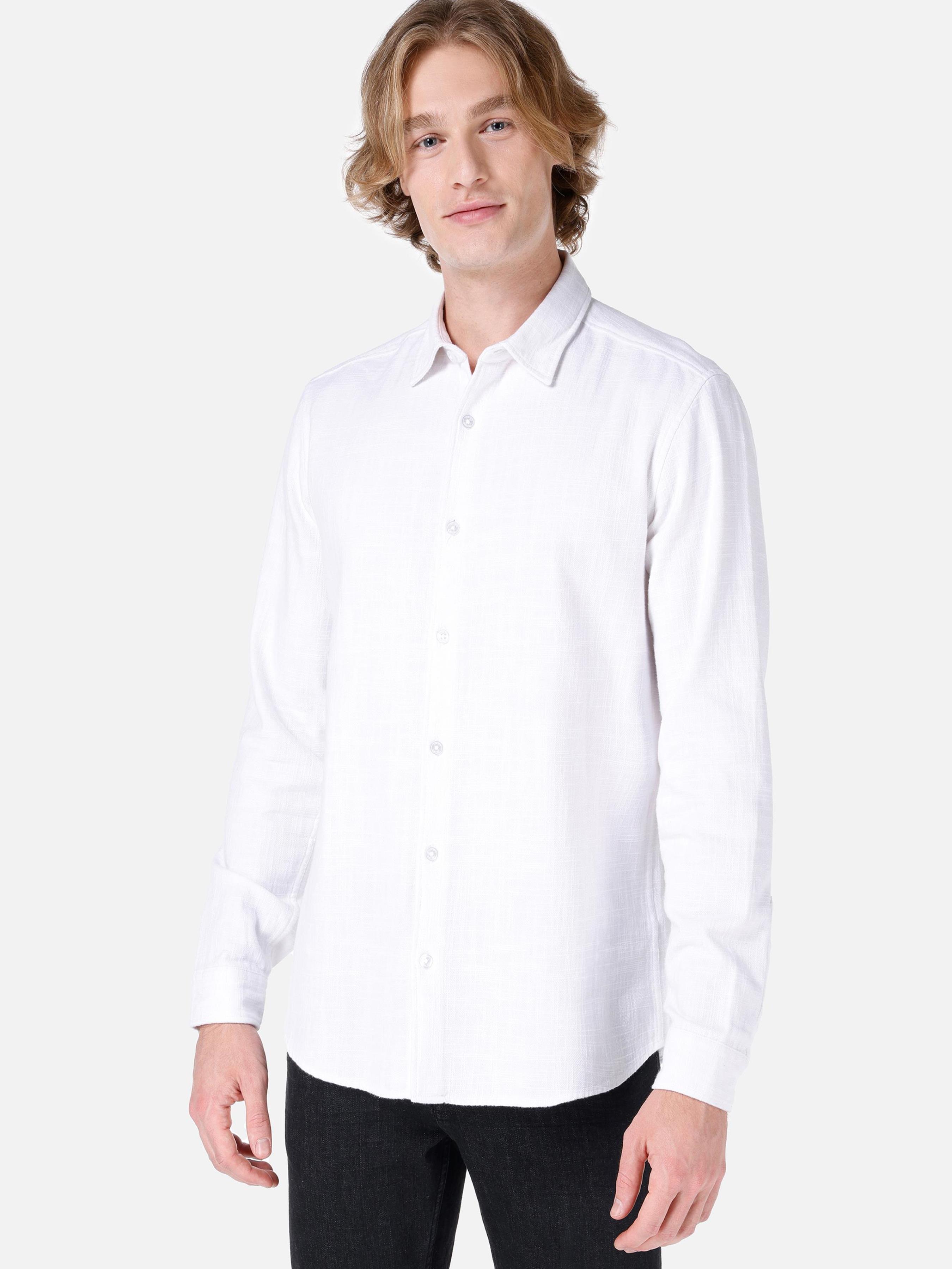 Чоловічі Сорочки Colin’s  (CL1066816_Q1.V1_WHT) колір білий, матеріал комбінований верх Colin’s - купити в Україні