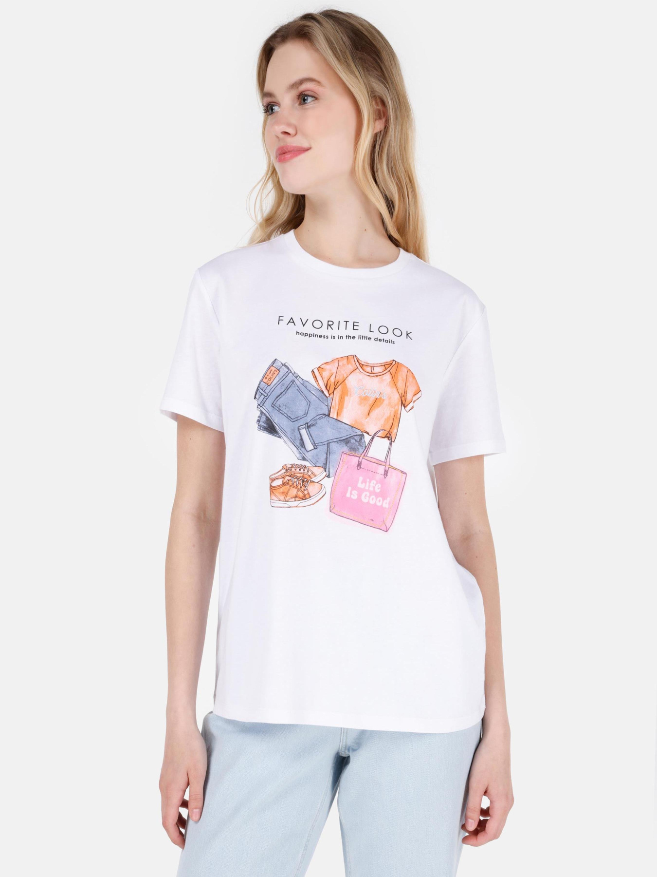 Футболки и поло Colin’s модель CL1069108_Q1.V1_WHT Фото