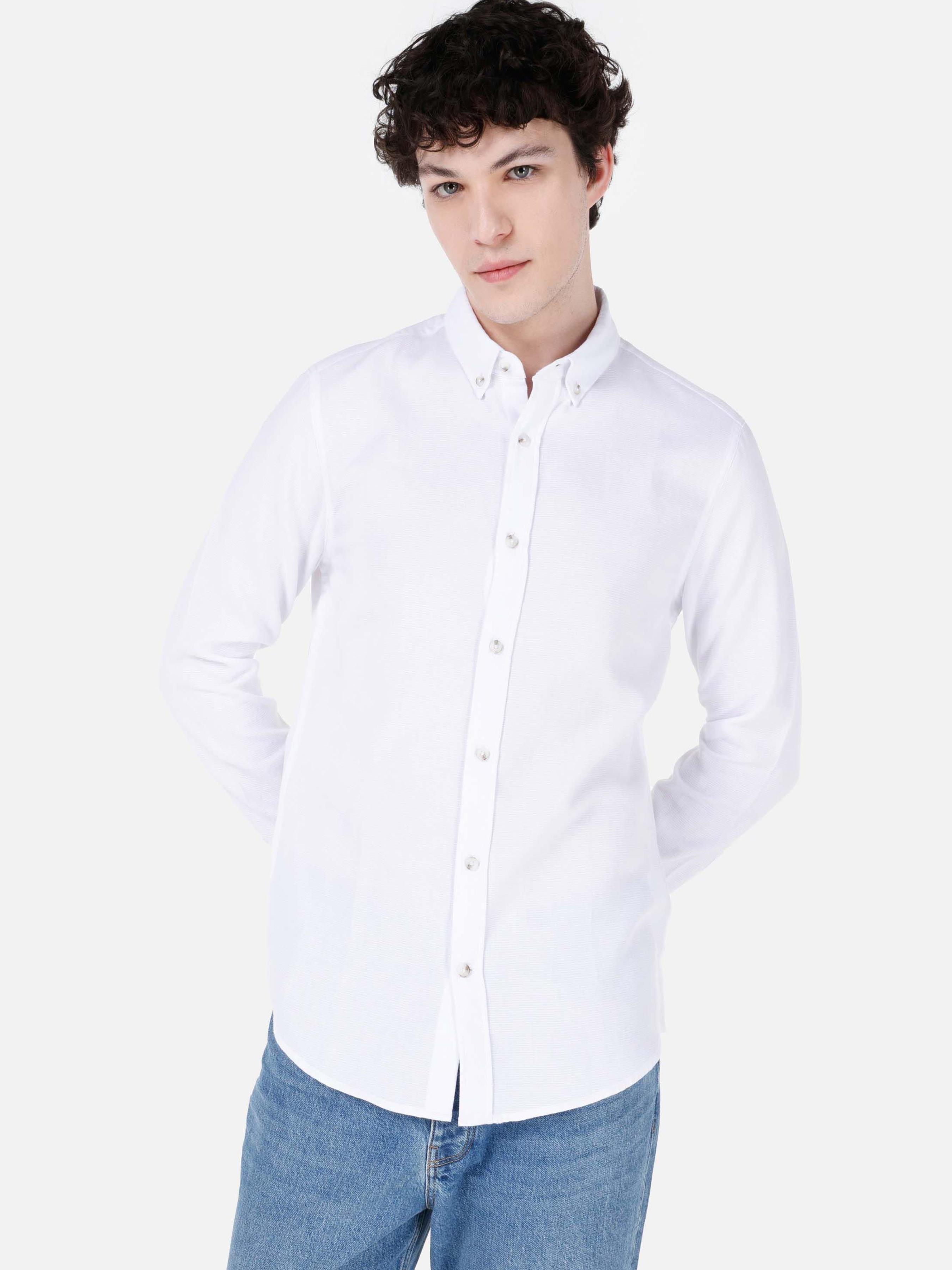 Чоловічі Сорочки Colin’s  (CL1069259_Q1.V1_WHT) колір білий, матеріал комбінований верх