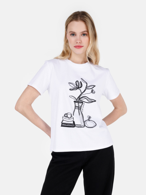 Футболки и поло Colin’s модель CL1069397_Q1.V1_WHT Фото