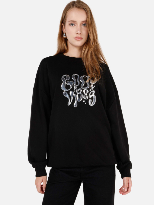 Кофты и свитера Colin’s модель CL1070253_Q1.V1_BLK Фото