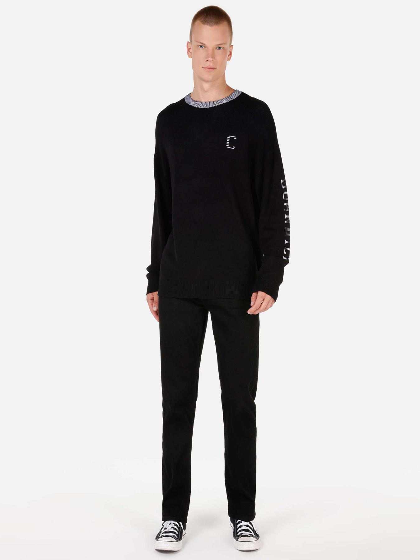 Кофты и свитера Colin’s модель CL1070068_Q1.V1_BLK Фото