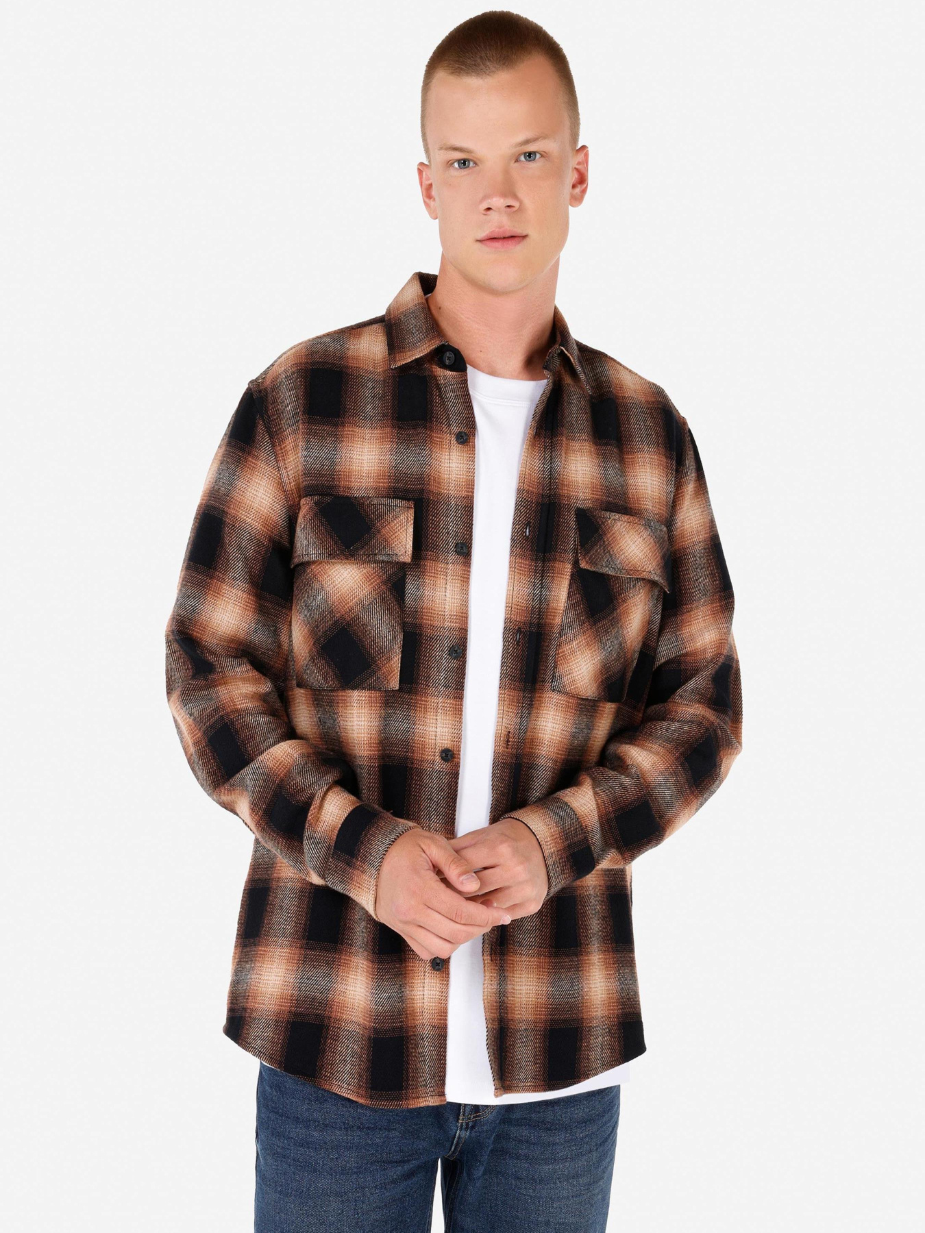 Сорочки Colin’s модель CL1070025_Q1.V1_BRW Фото