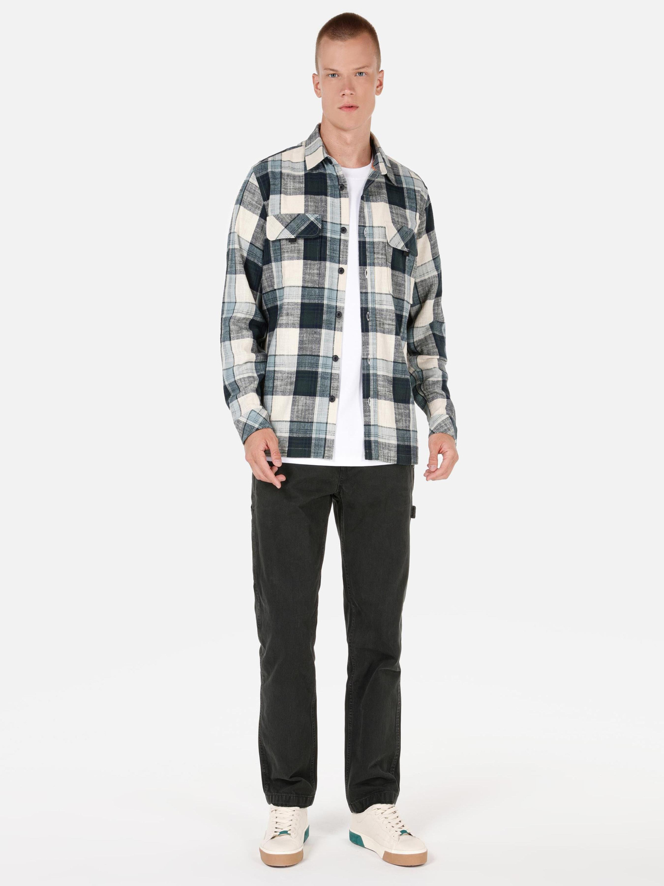 Рубашки Colin’s модель CL1069961_Q1.V1_GRN Фото