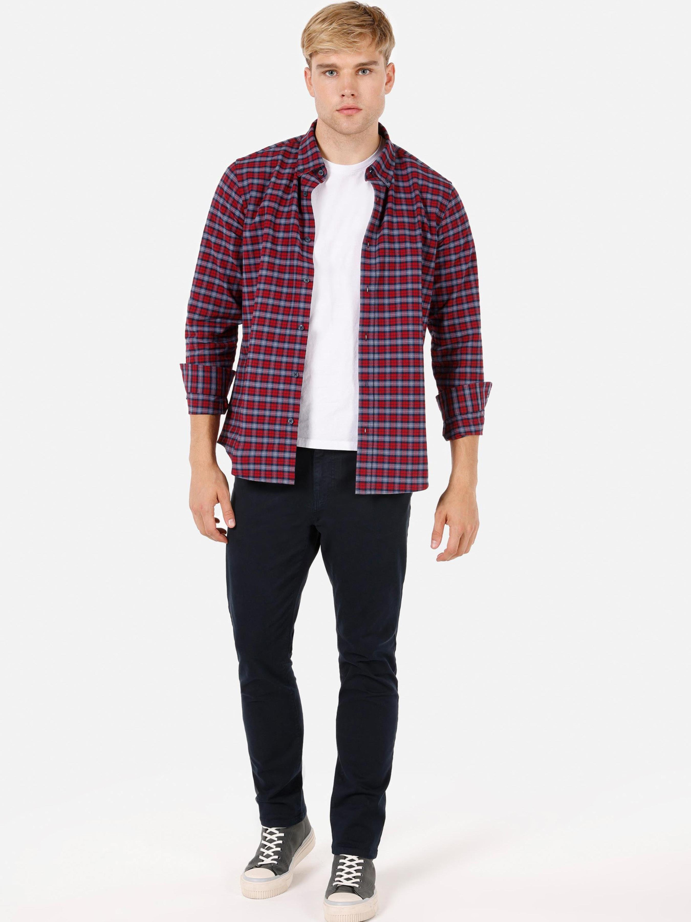 Рубашки Colin’s модель CL1070951_Q1.V1_RED Фото