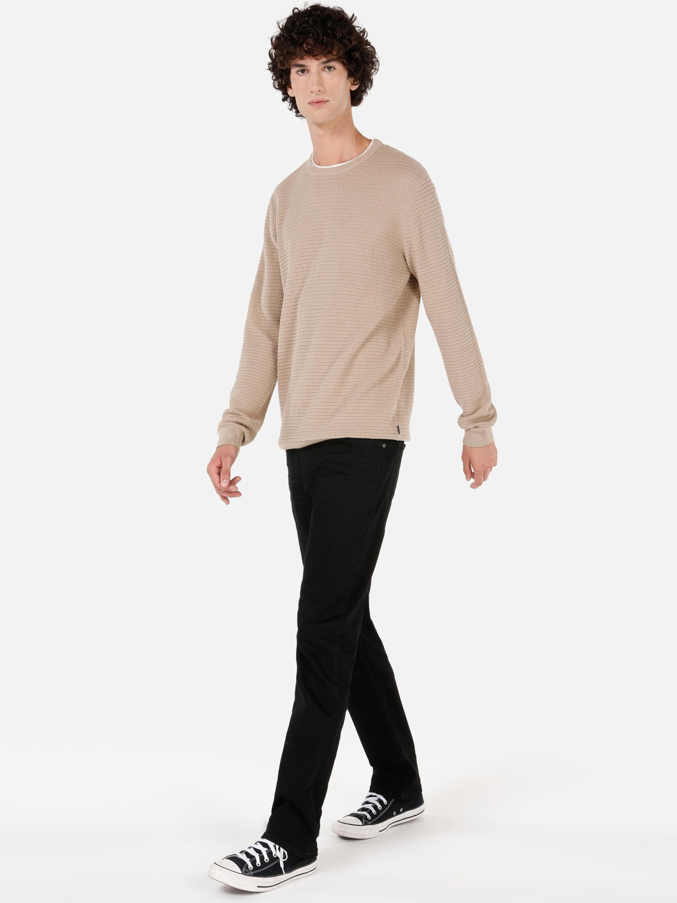 Кофты и свитера Colin’s модель CL1071672_Q1.V1_BEI Фото