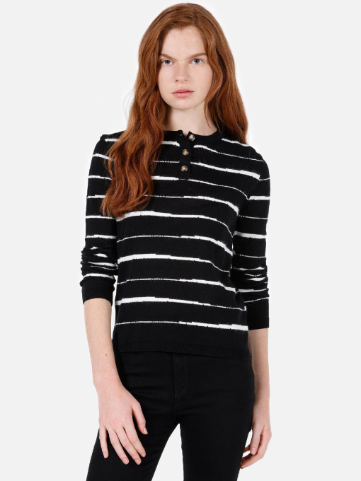 Кофты и свитера Colin’s модель CL1072527_Q1.V1_BLK Фото