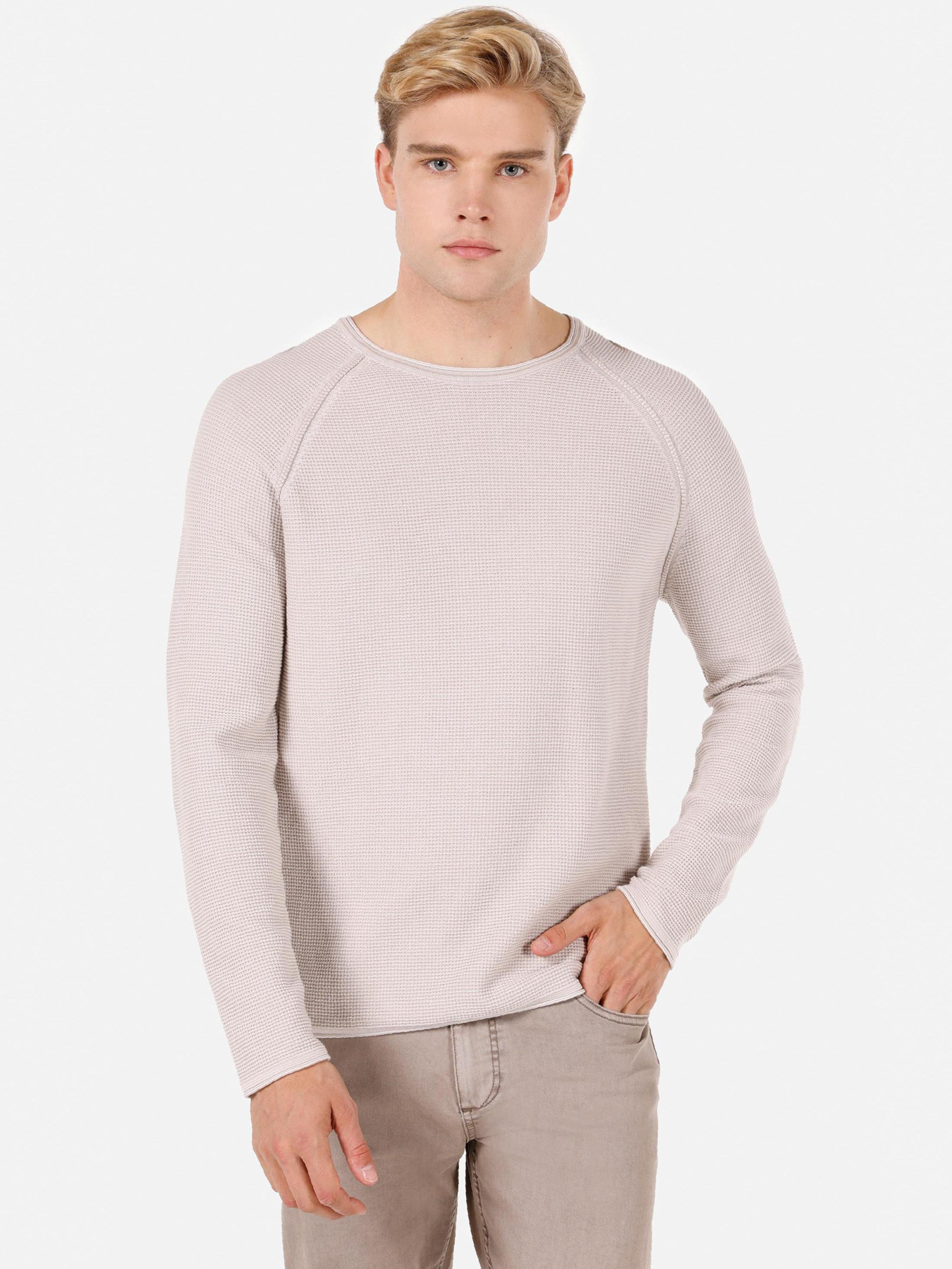 Кофты и свитера Colin’s модель CL1072362_Q1.V1_BEI Фото