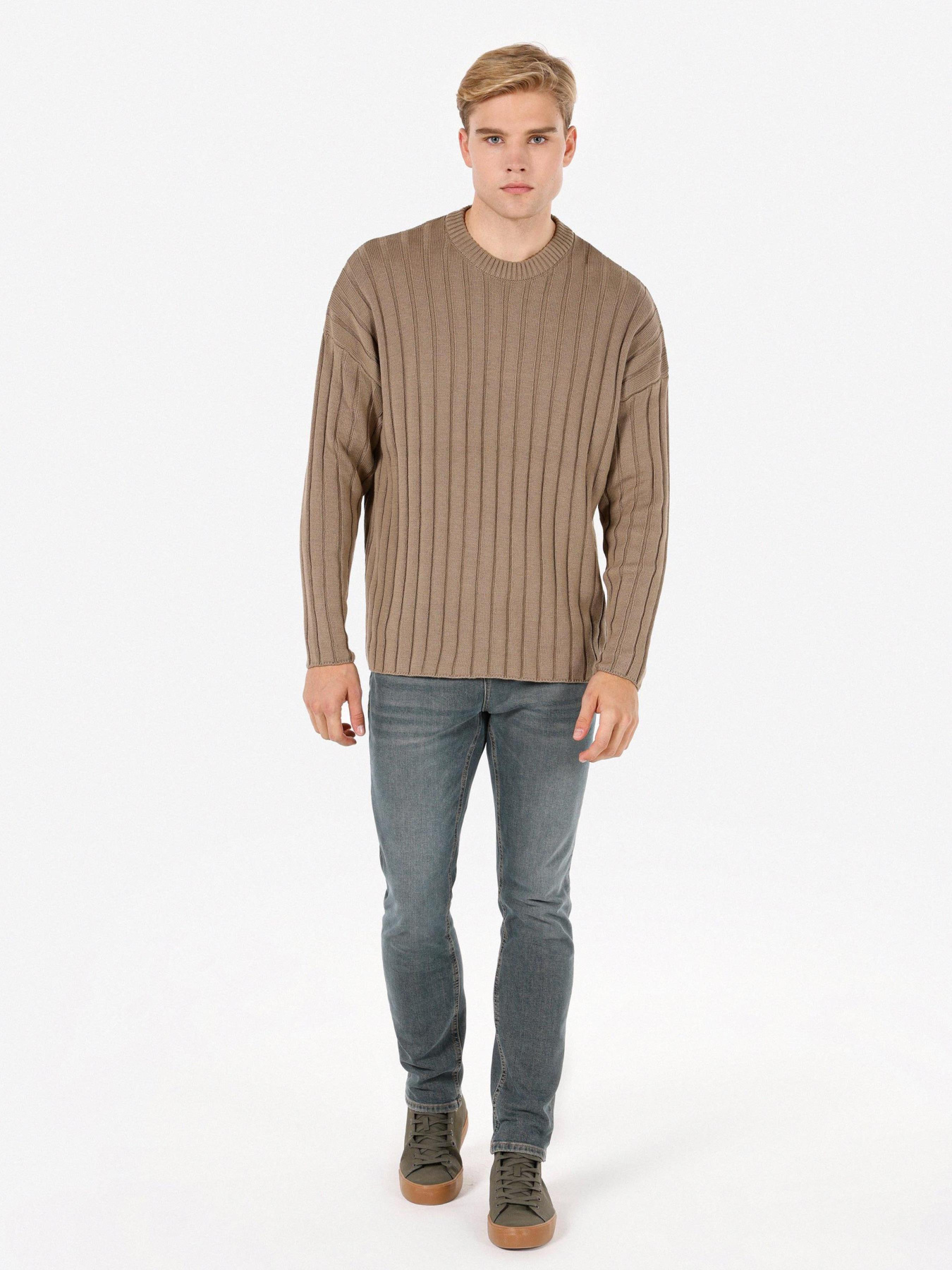 Кофты и свитера Colin’s модель CL1074024_Q1.V1_BEI Фото