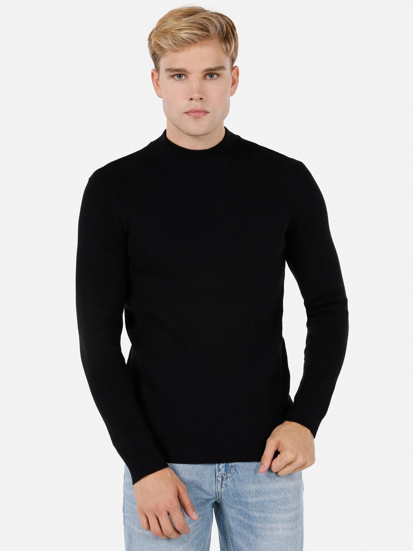 Кофты и свитера Colin’s модель CL1069886_Q1.V1_BLK Фото