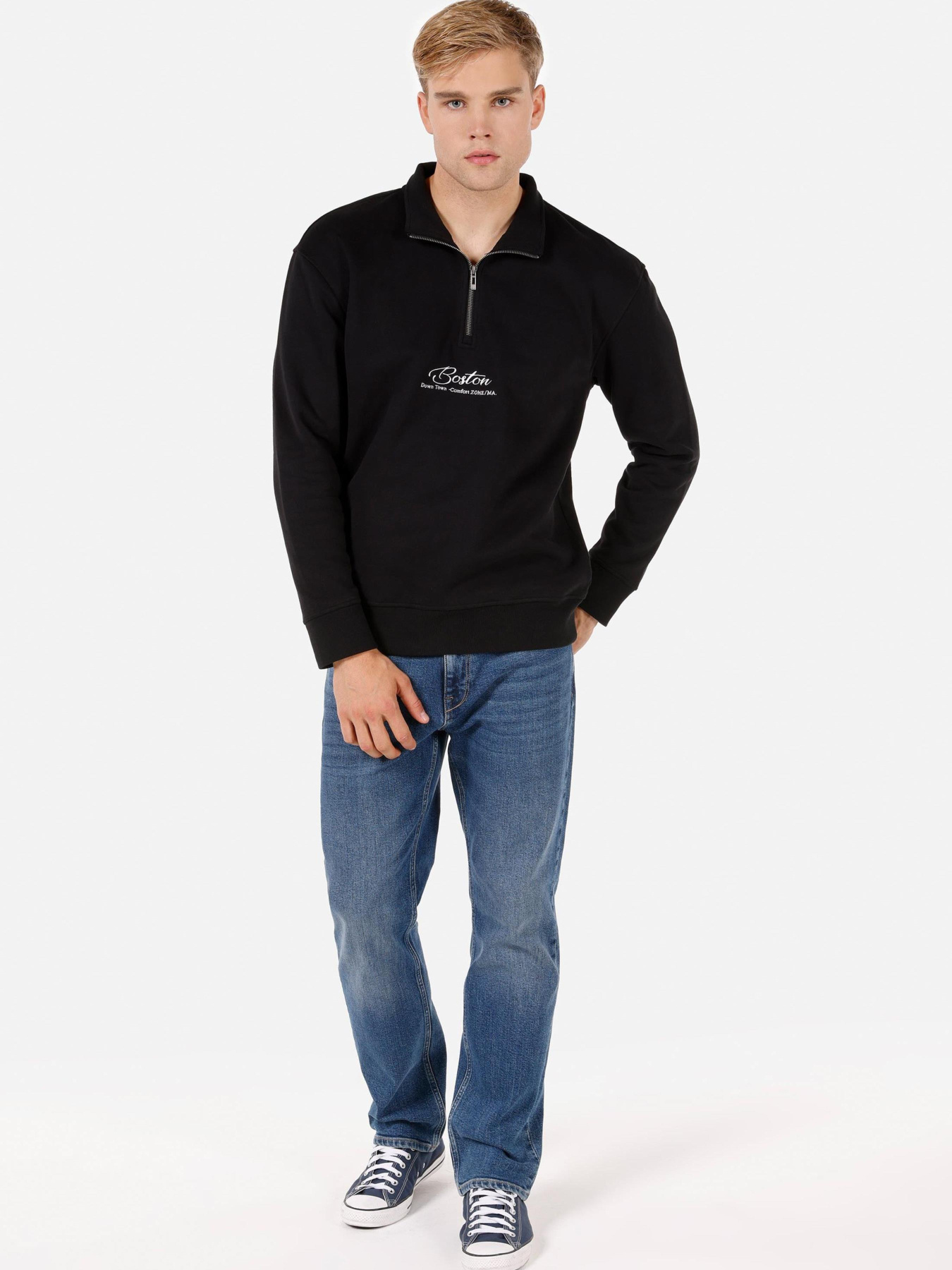 Худи и свитшоты Colin’s модель CL1069945_Q1.V1_BLK Фото