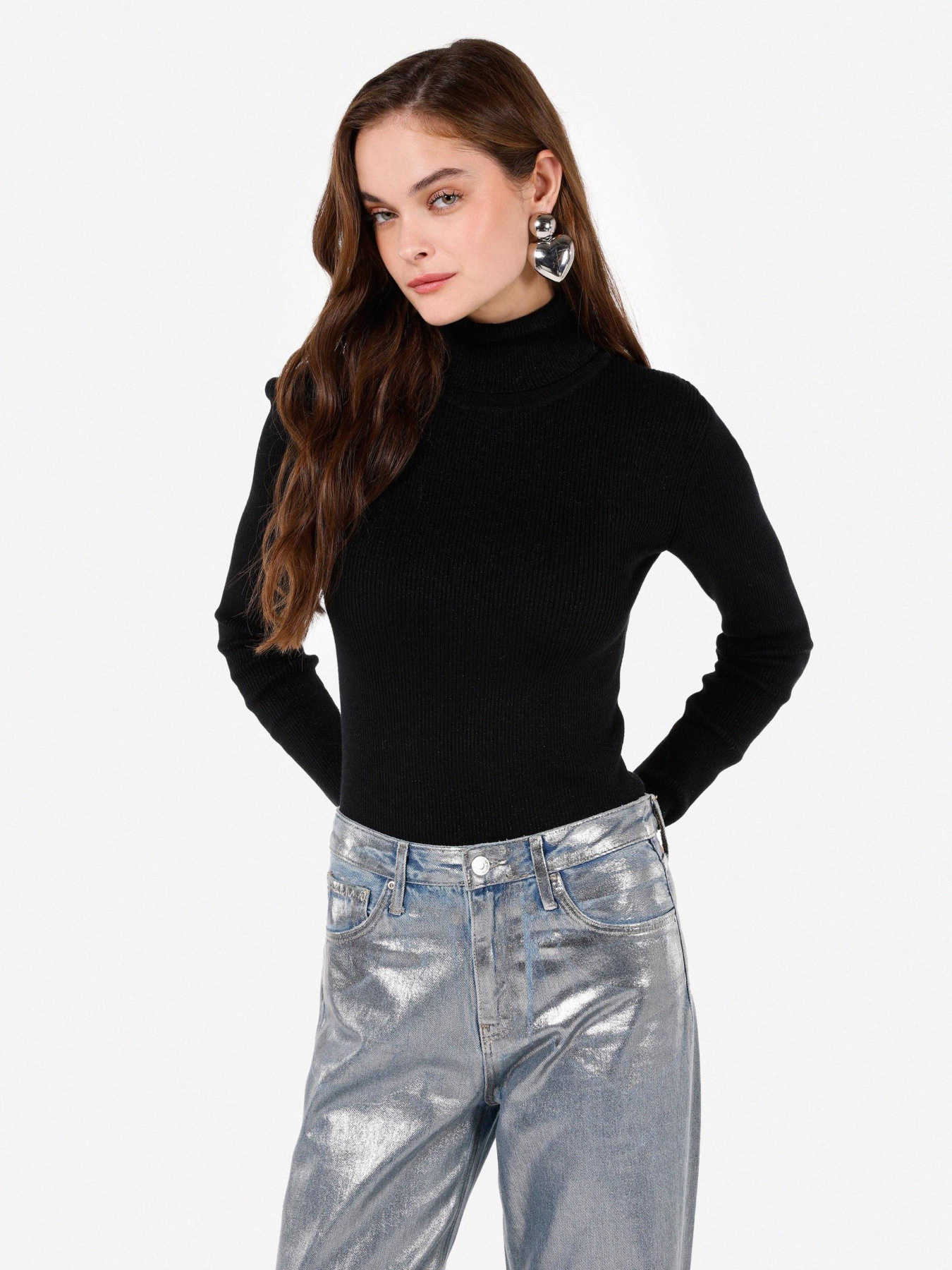 Кофты и свитера Colin’s модель CL1071140_Q1.V1_BLK Фото