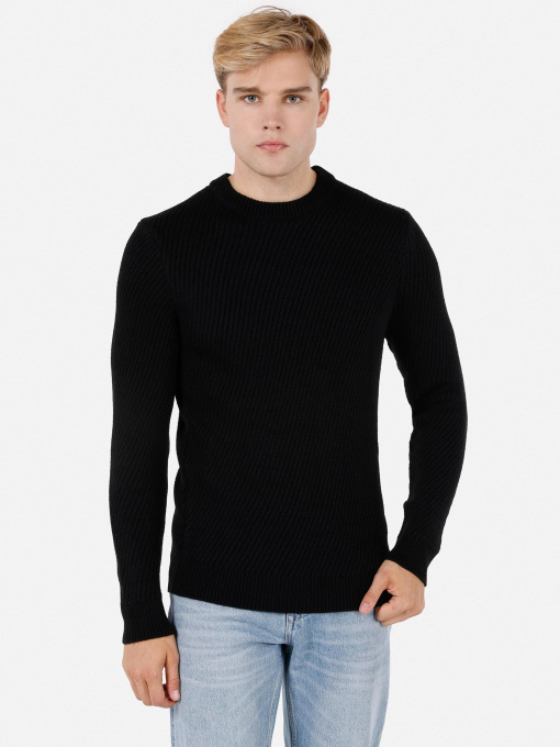 Кофты и свитера Colin’s модель CL1071346_Q1.V1_BLK Фото