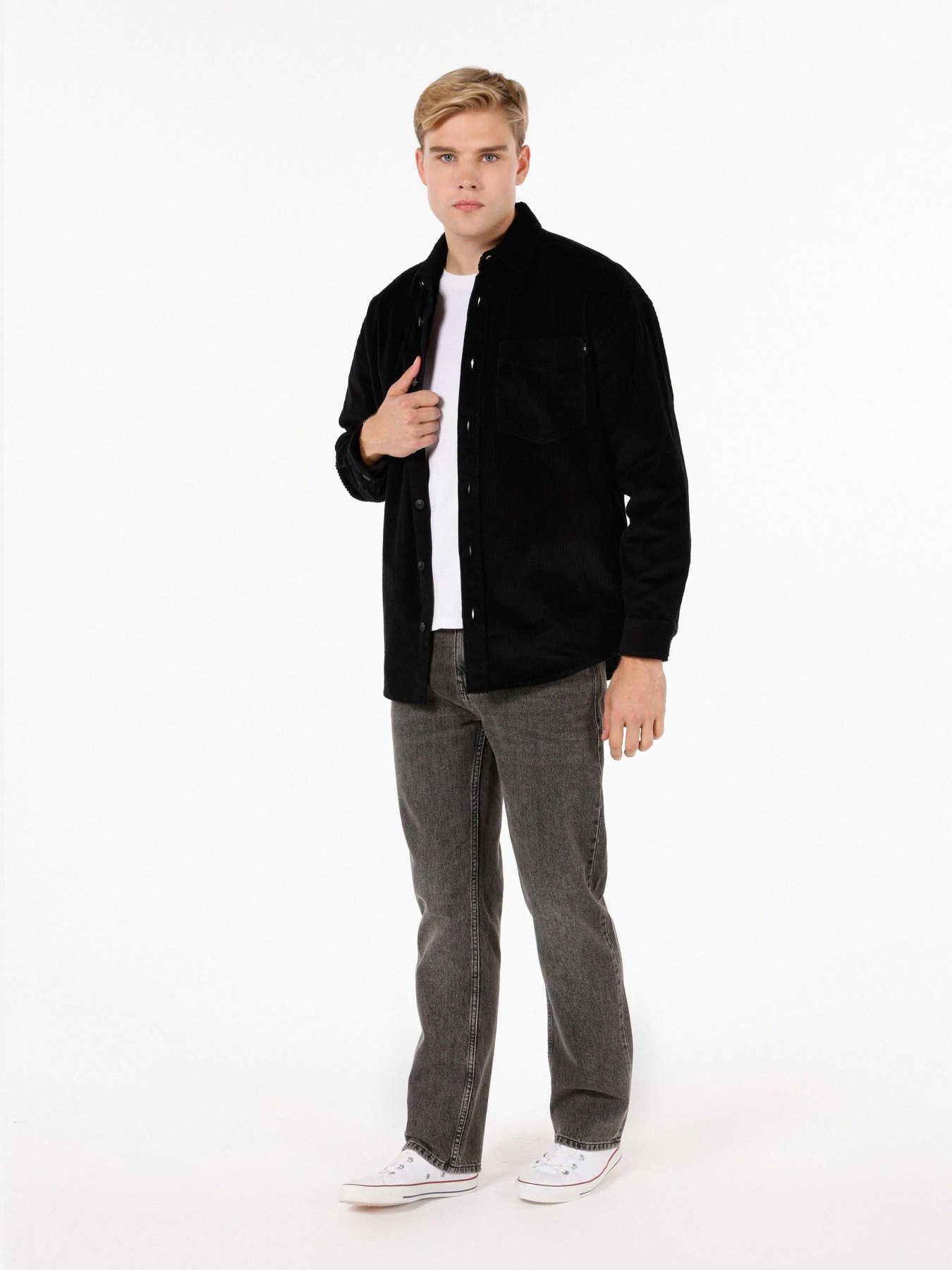 Рубашки Colin’s модель CL1071444_Q1.V1_BLK Фото