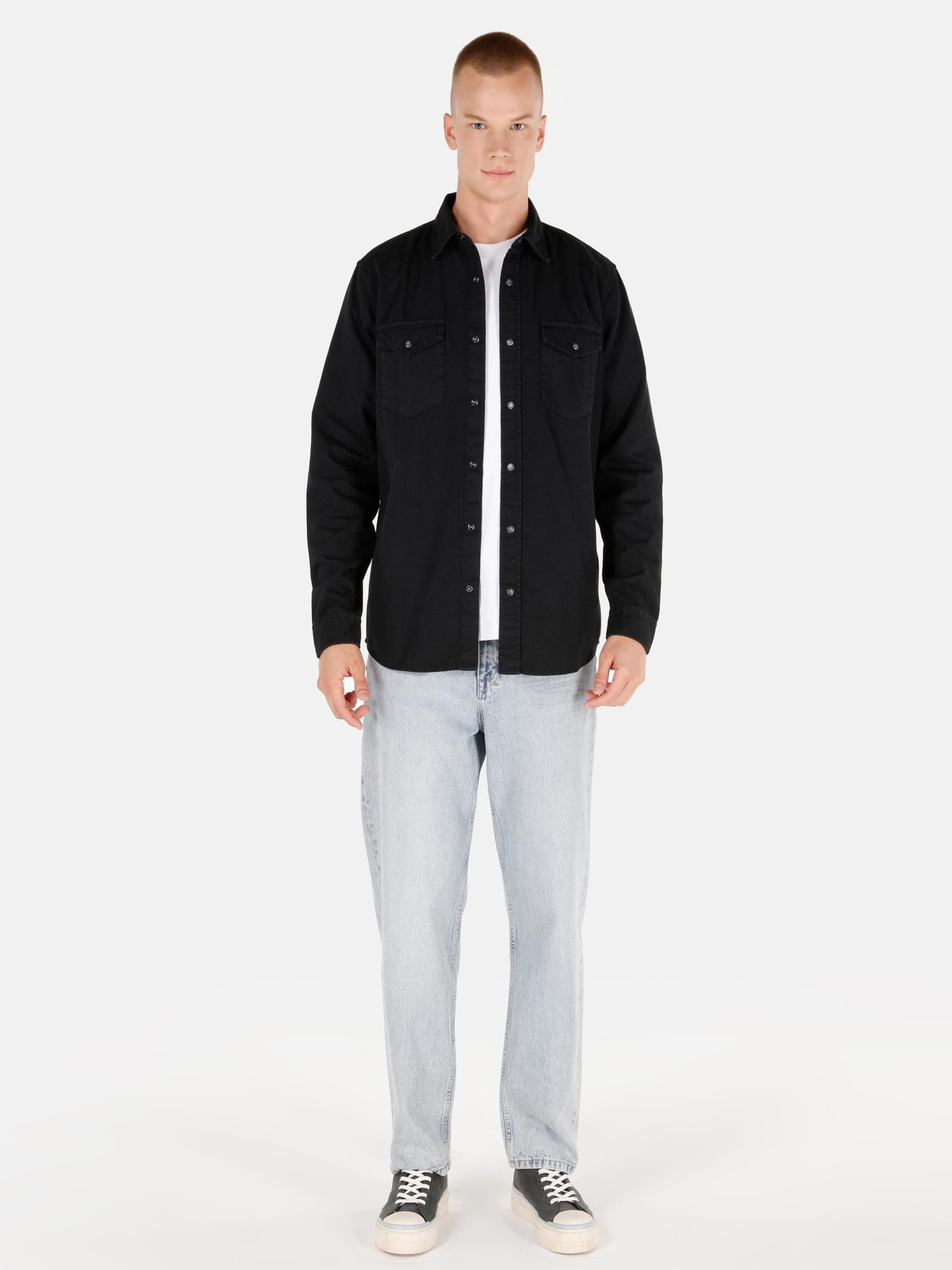 Сорочки Colin’s модель CL1071462_Q1.V1_BLK Фото