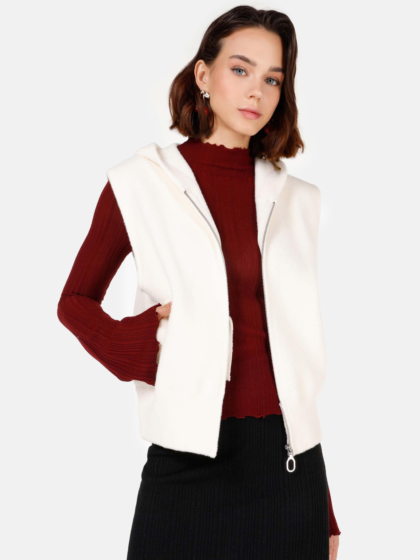 Кофты и свитера Colin’s модель CL1070956_Q1.V1_ECR Фото