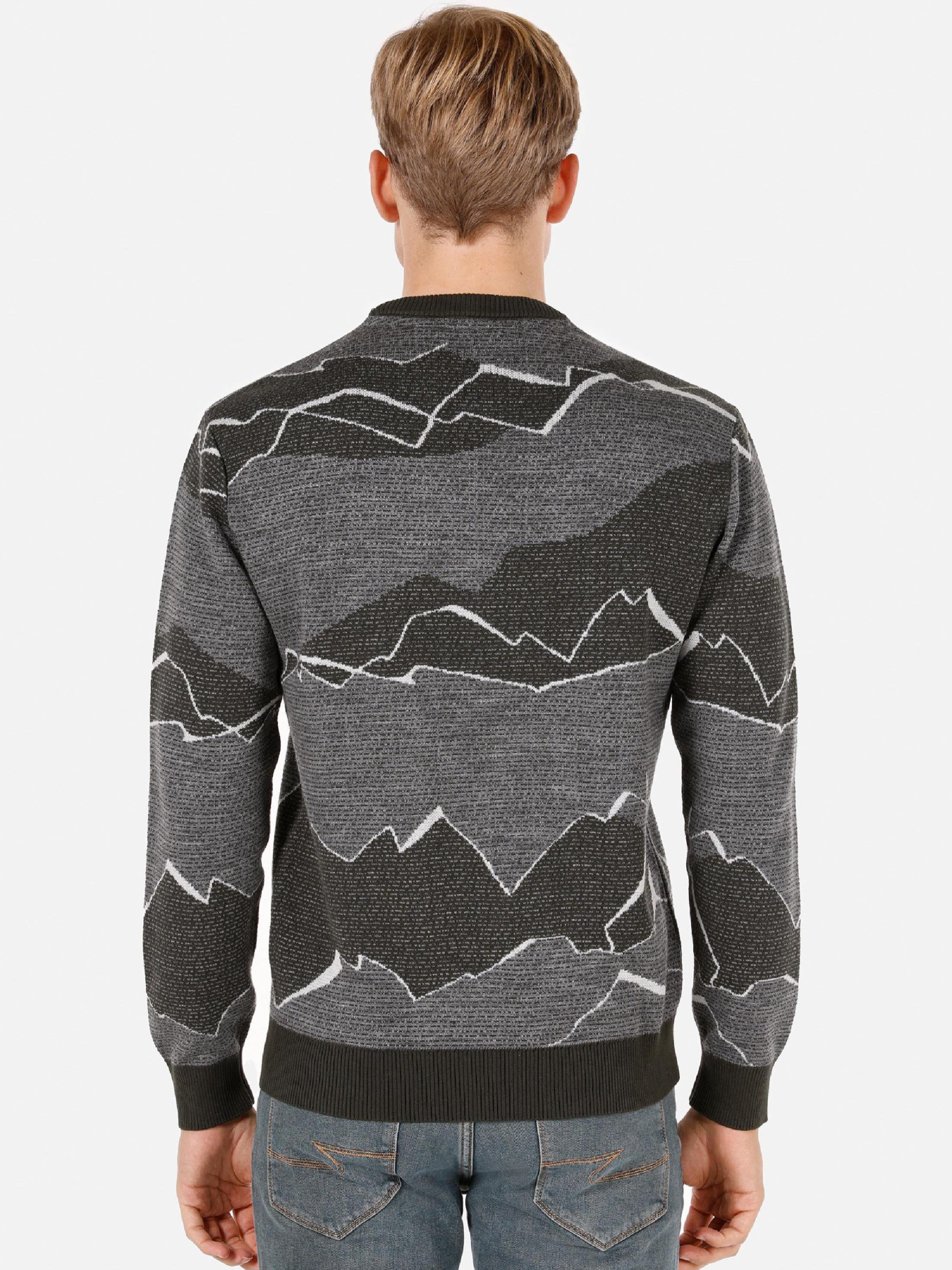 Кофти та светри Colin’s модель CL1071693_Q1.V1_GRE Фото