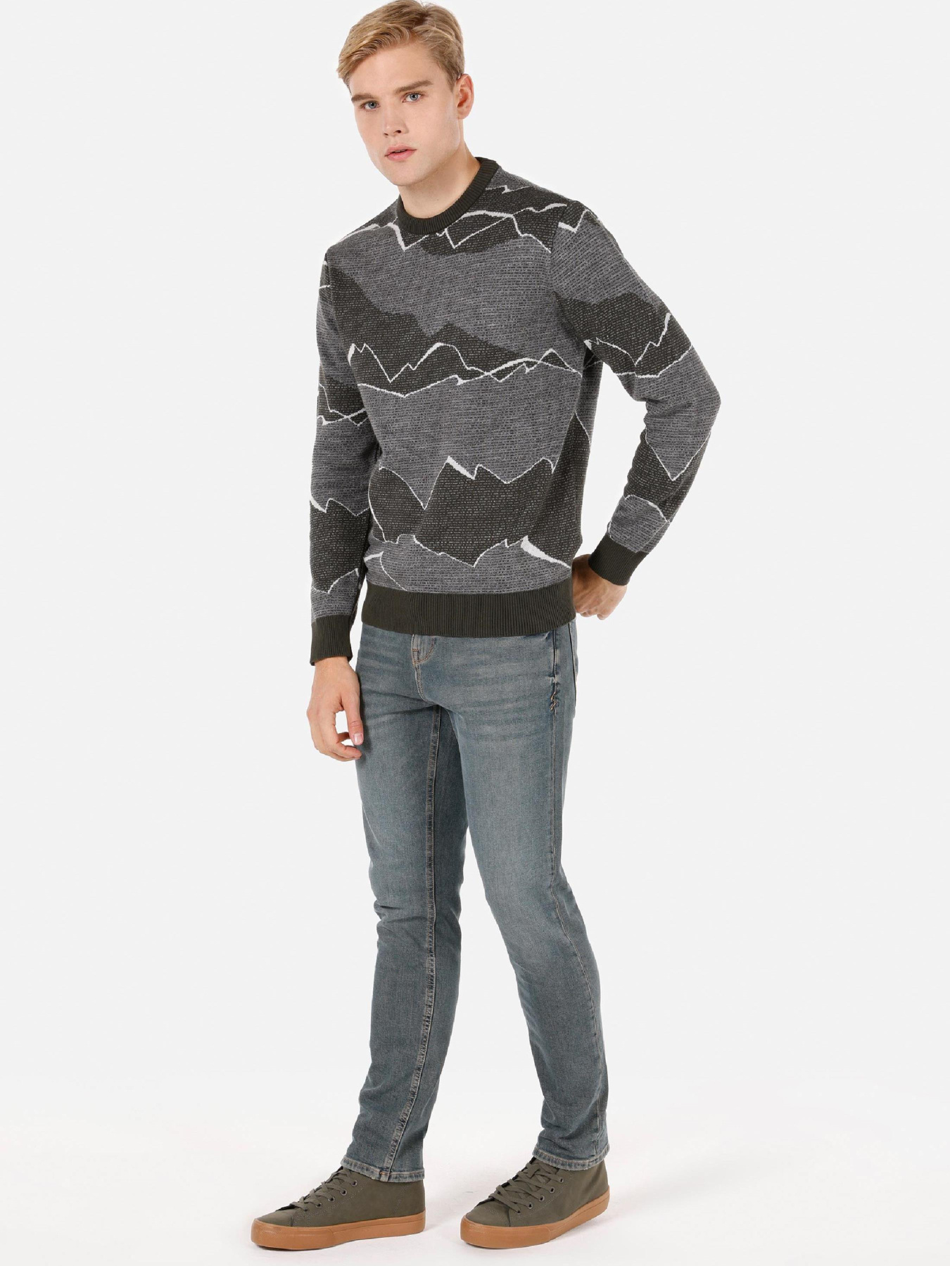 Худи и свитшоты Colin’s модель CL1071693_Q1.V1_GRE Фото