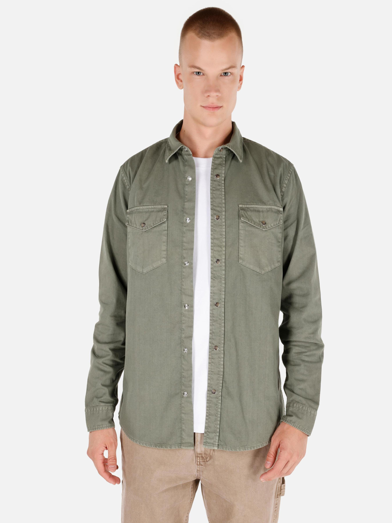 Рубашки Colin’s модель CL1071462_Q1.V1_KHA Фото