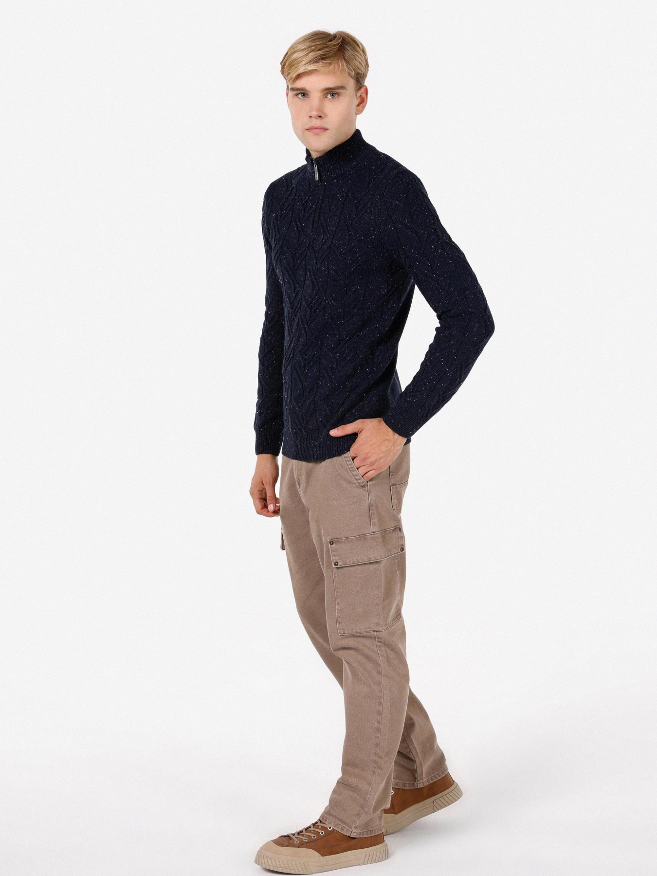 Кофты и свитера Colin’s модель CL1071050_Q1.V1_NAV Фото