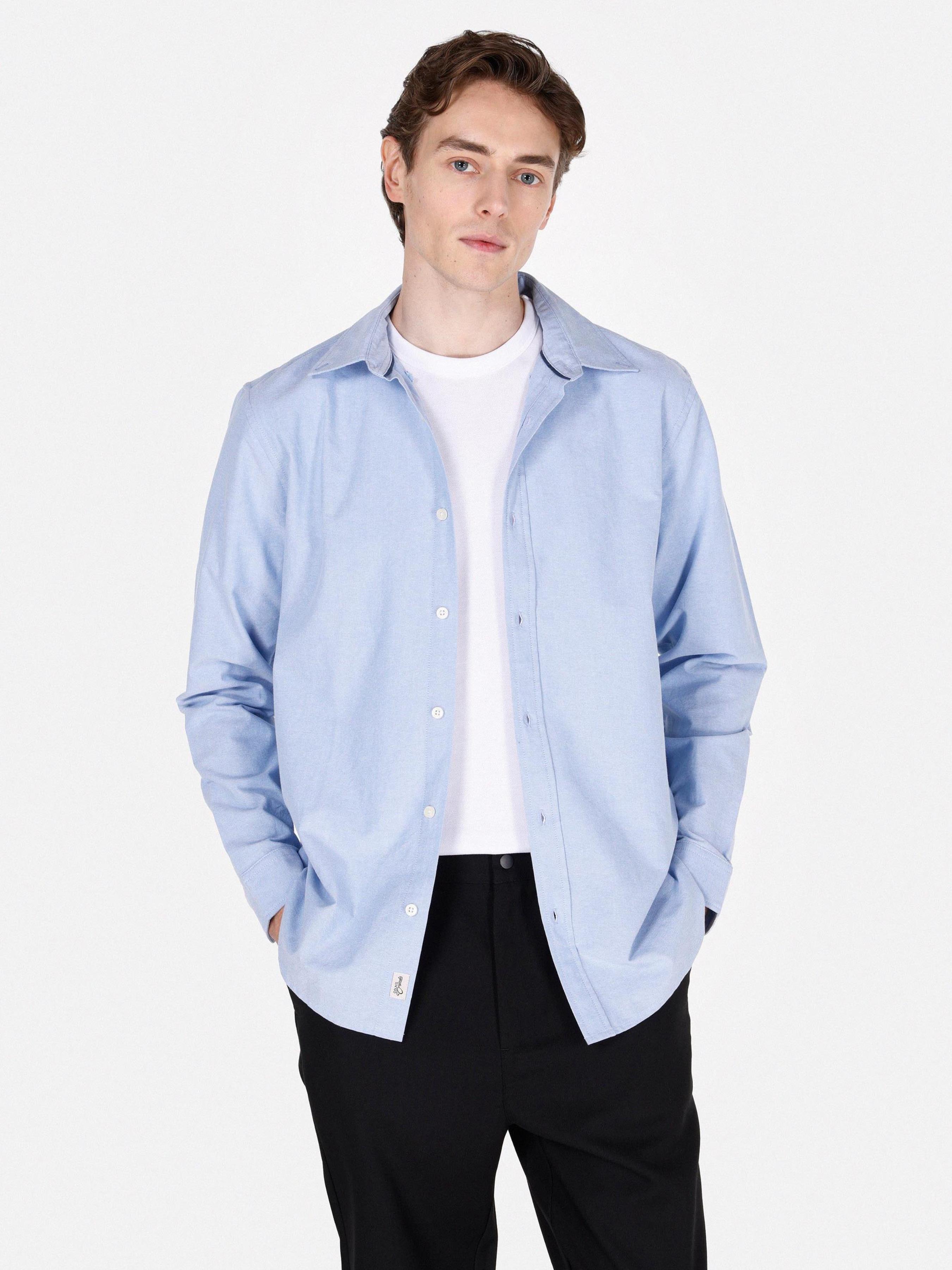 Чоловічі Сорочки Colin’s  (CL1073845_Q1.V1_LBL) колір блакитний, матеріал комбінований верх