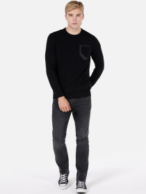 Кофты и свитера Colin’s модель CL1072468_Q1.V1_BLK Фото