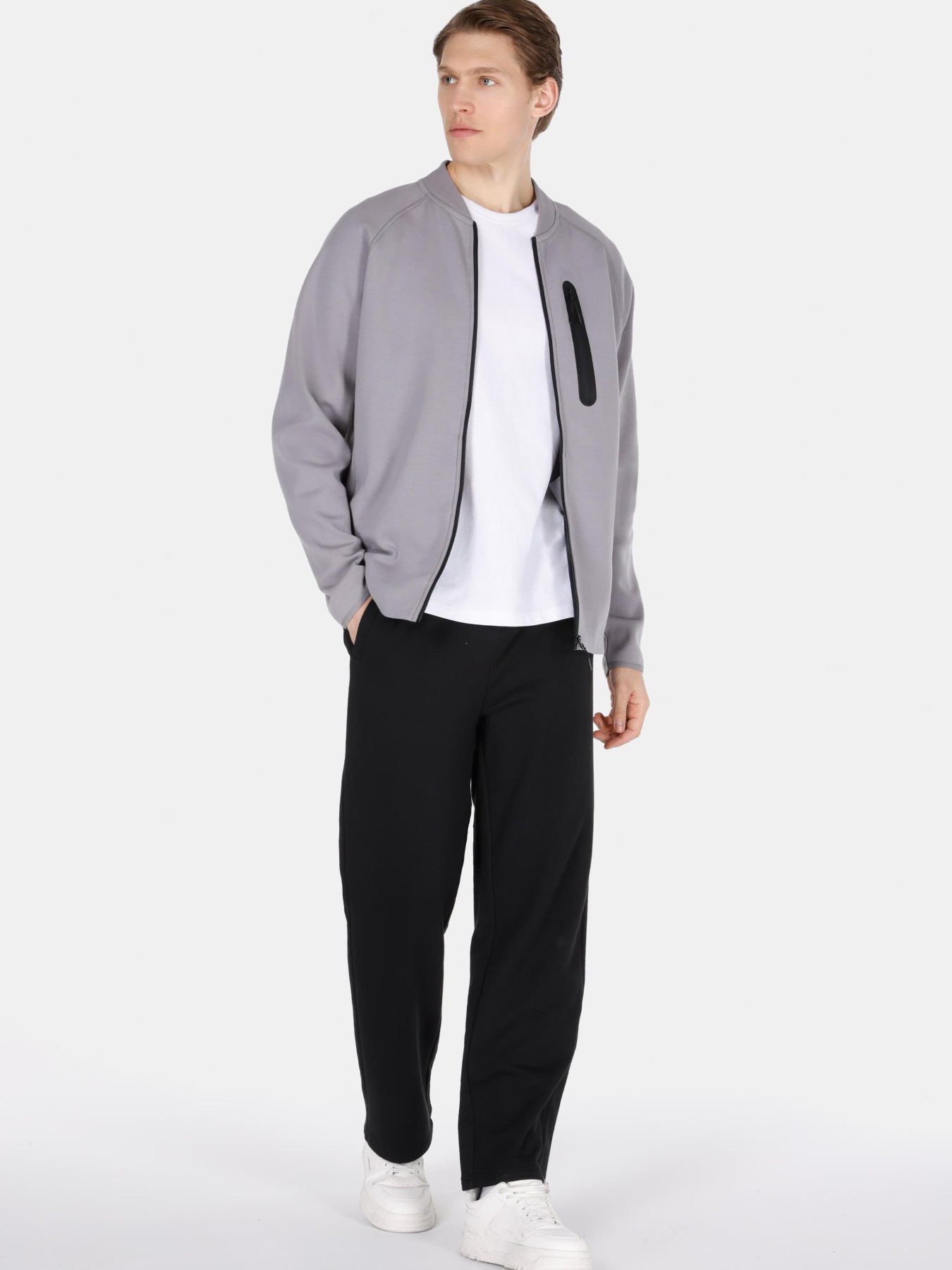 Кофты и свитера Colin’s модель CL1073659_Q1.V1_GRA Фото