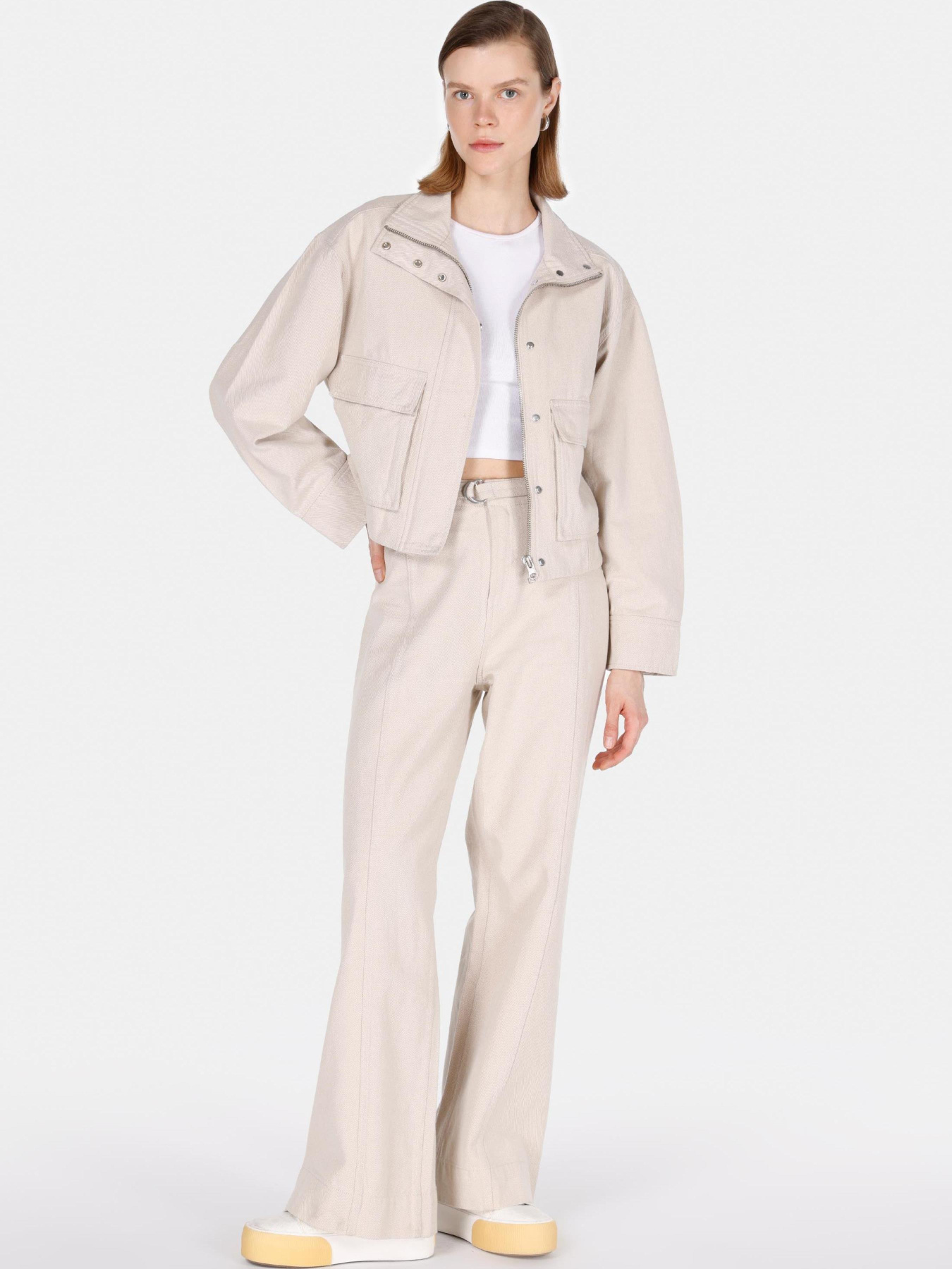 Куртки та дублянки Colin’s модель CL1072488_Q1.V1_BEI Фото