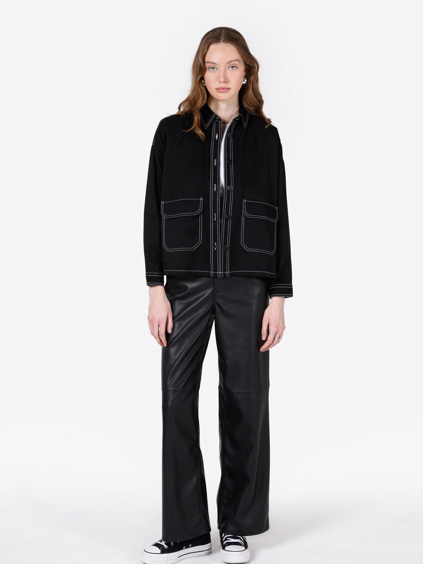 Рубашки Colin’s модель CL1072495_Q1.V1_BLK Фото