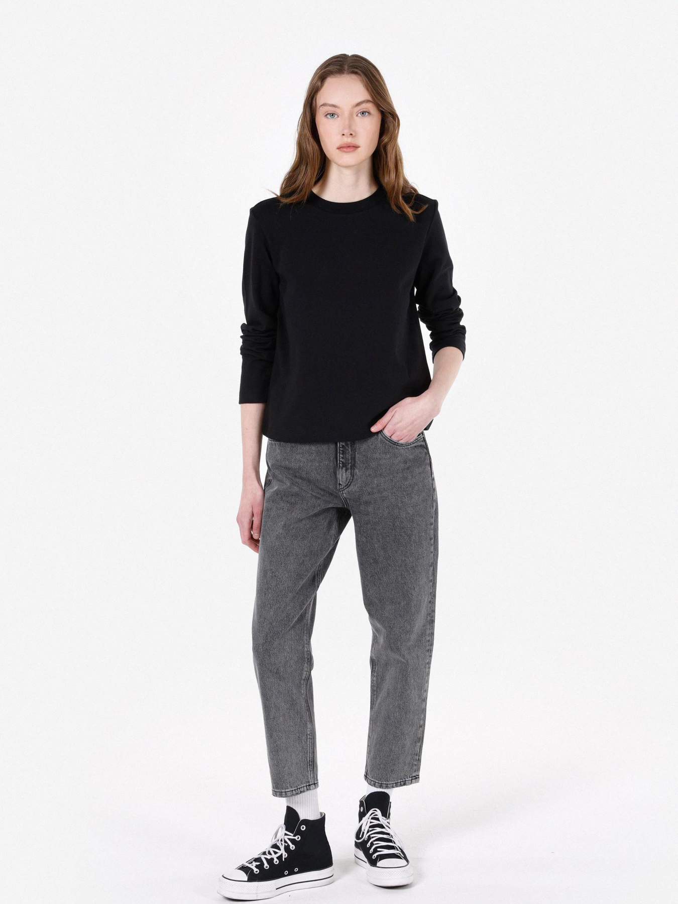 Худи и свитшоты Colin’s модель CL1072549_Q1.V1_BLK Фото