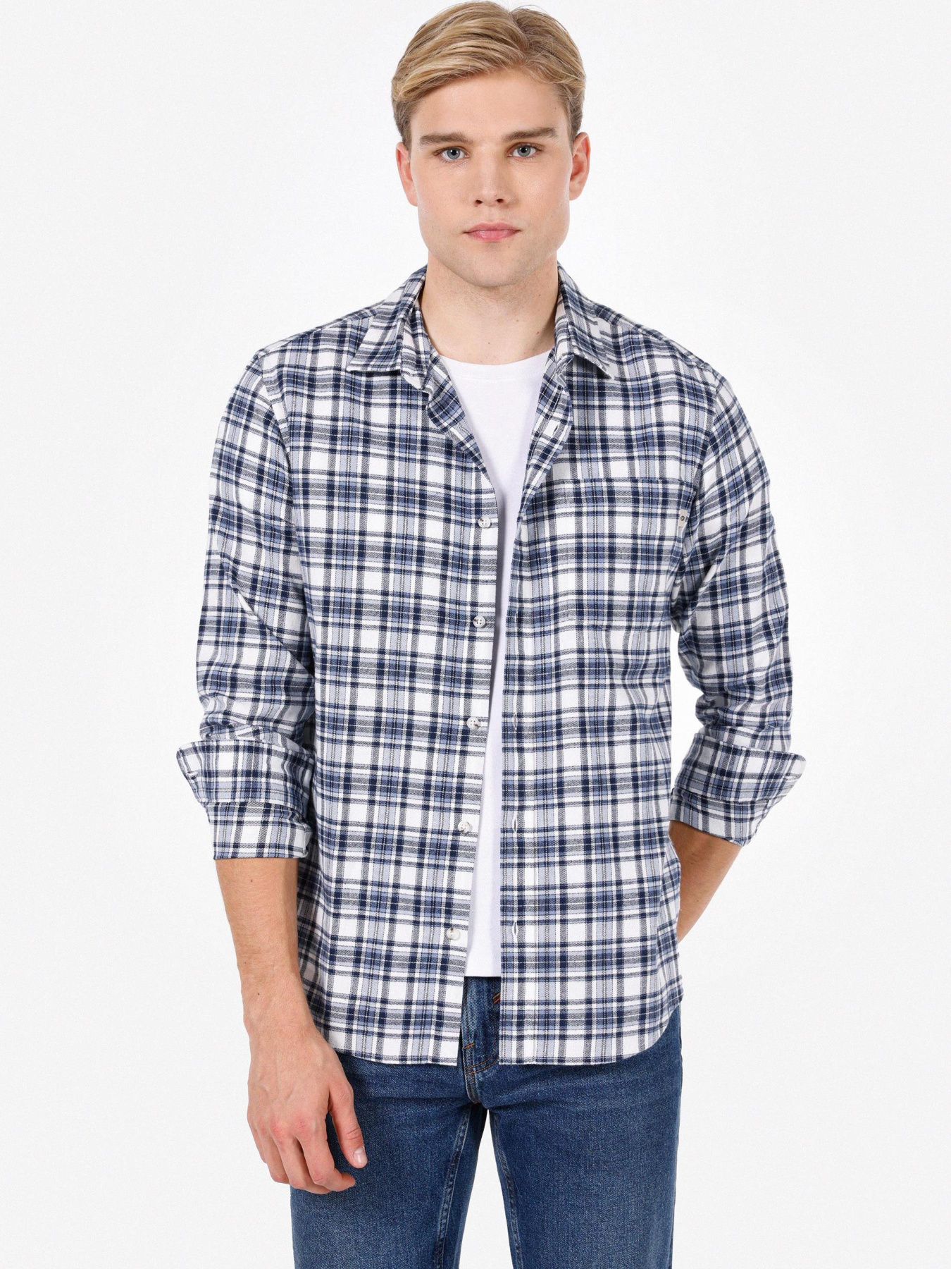 Рубашки Colin’s модель CL1072024_Q1.V1_NAV Фото