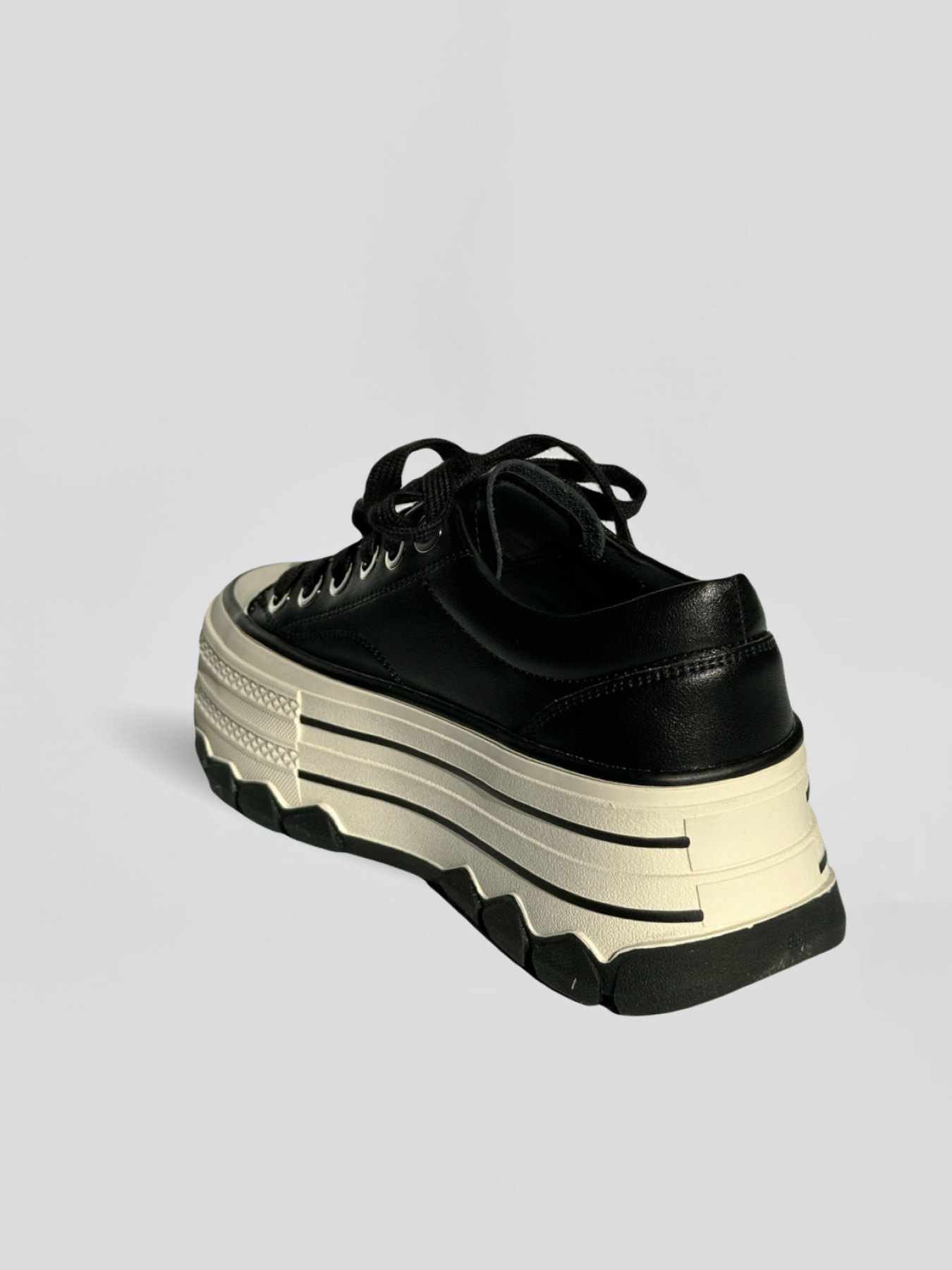 Кеды низкие EVIE модель Black - 5704 Фото