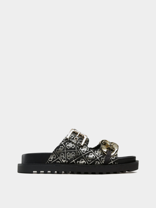Шлёпанцы GUESS модель FL6FAT-FAL03-BLKPL Фото