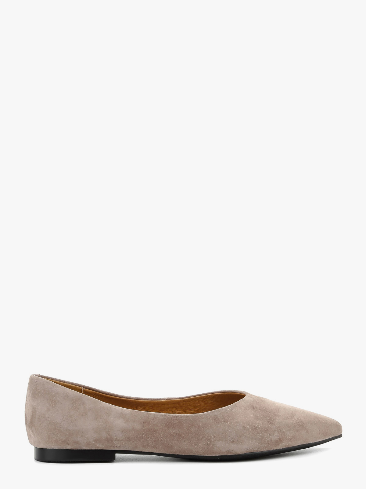 Замшеві Жіночі Балетки LeBERDES  (00000017965) колір сірий