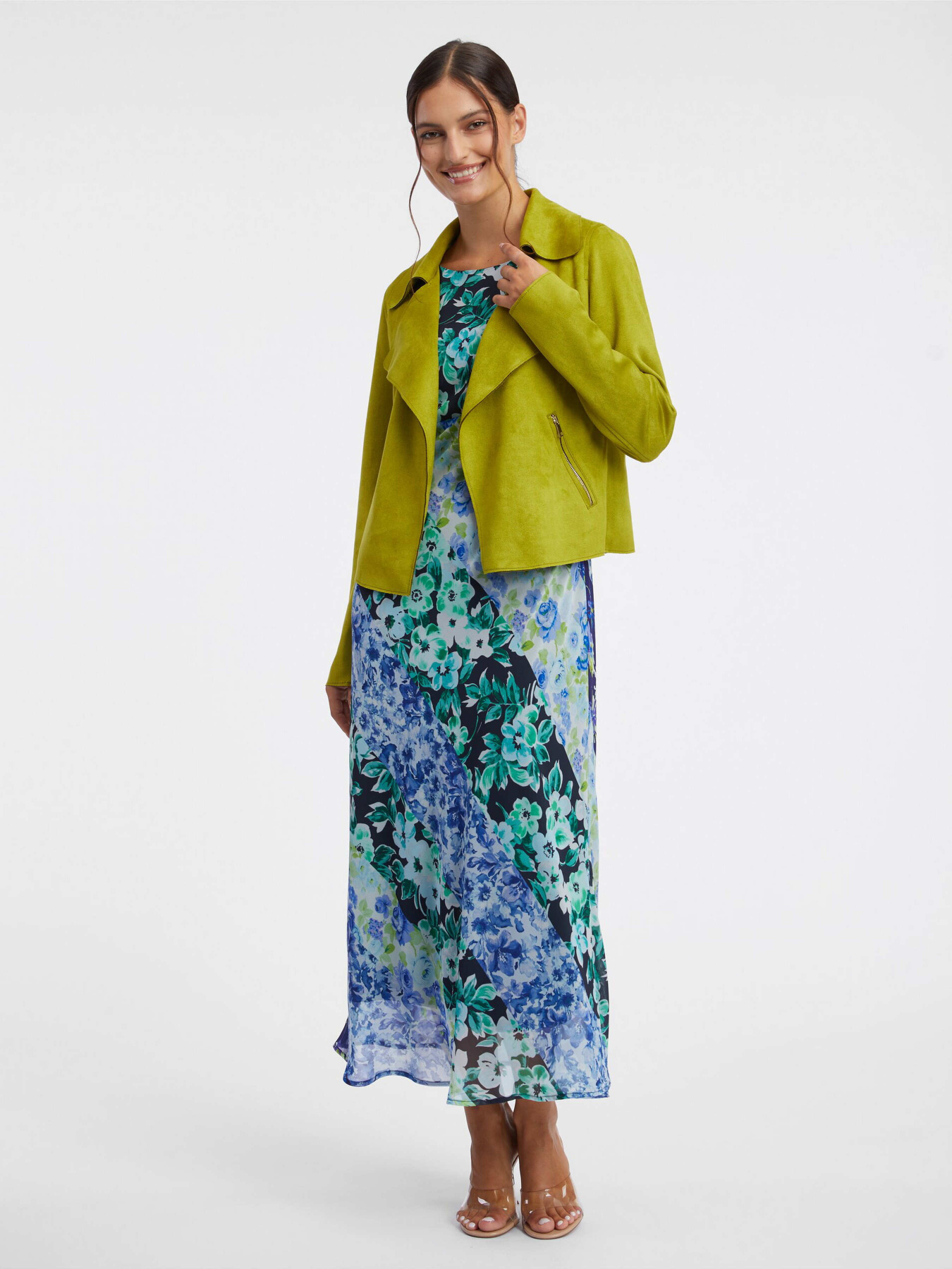 Шкіряна куртка Orsay модель 0845023-829000 Фото