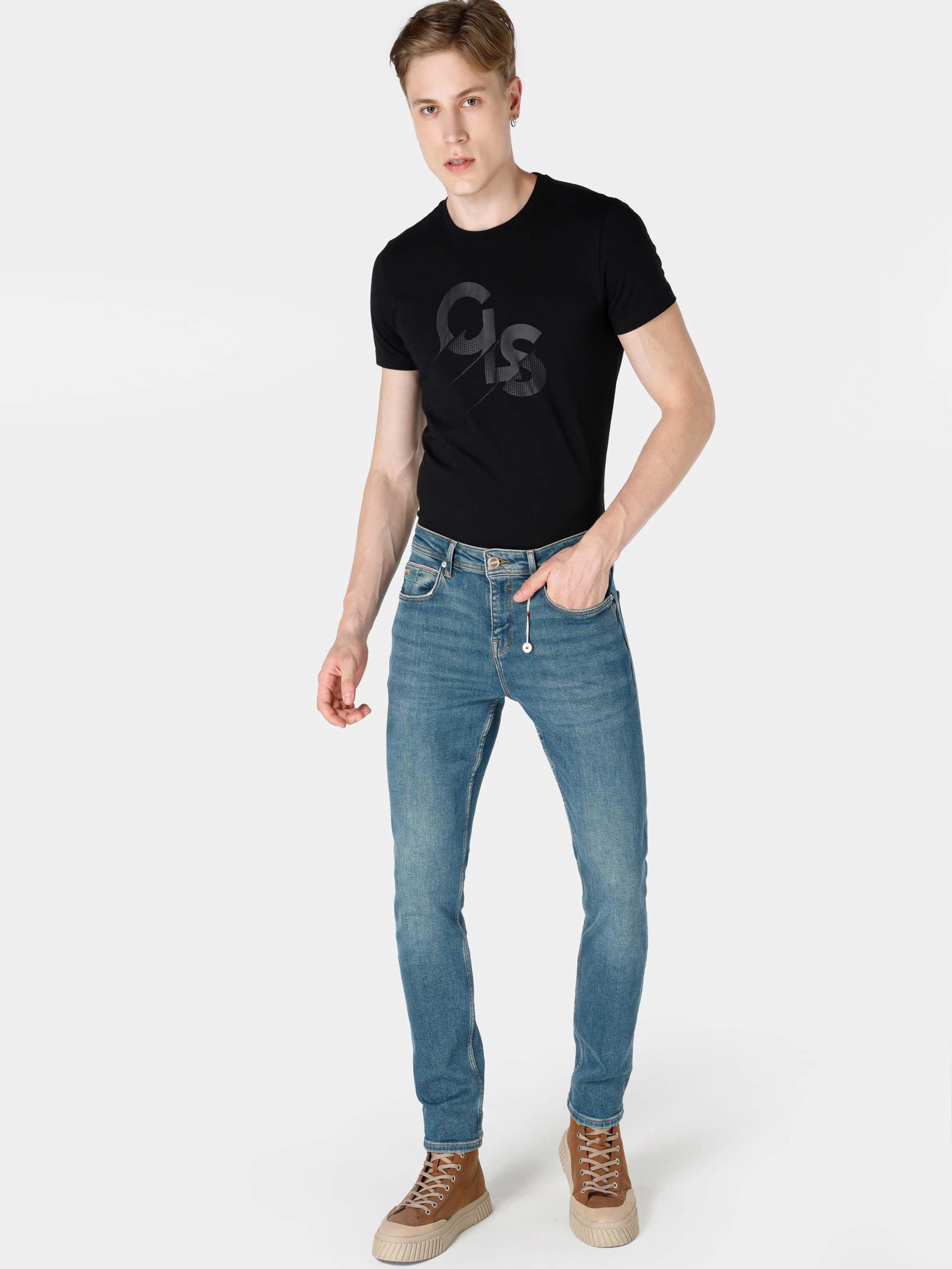 Чоловічі Джинси Colin’s  (CL1065273_Q1.V1_DN00656) колір зелений, матеріал комбінований верх