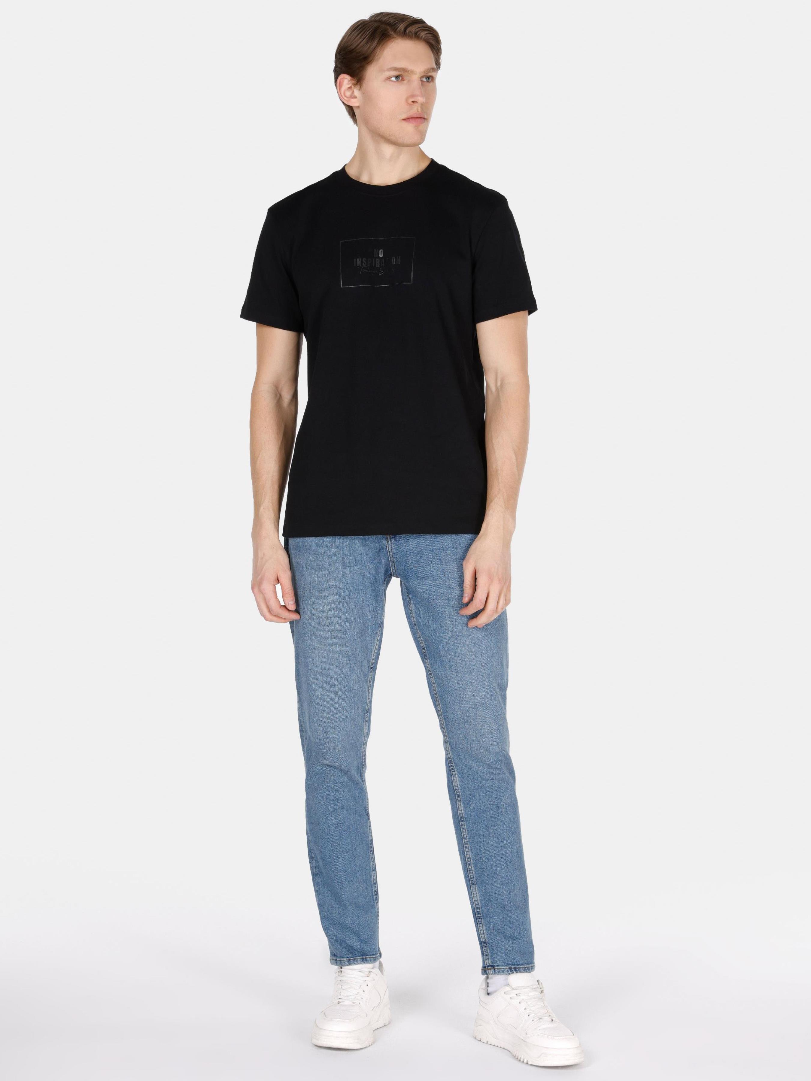 Чоловічі Прямі джинси Colin’s  (CL1073431_Q1.V1_DN44058) колір блакитний, матеріал комбінований верх