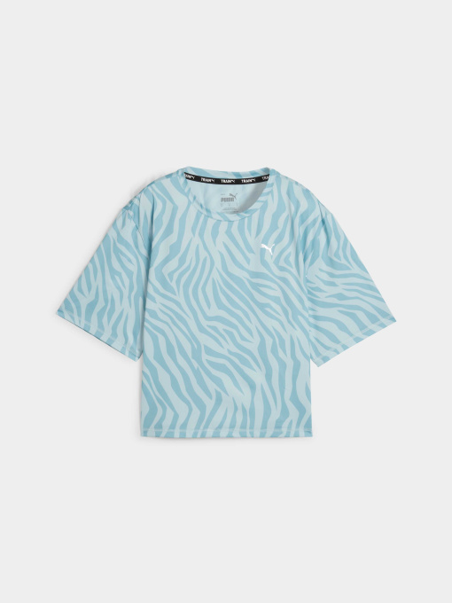 Футболка спортивная PUMA Train Favorite Aop Crop Tee модель 523215 Фото