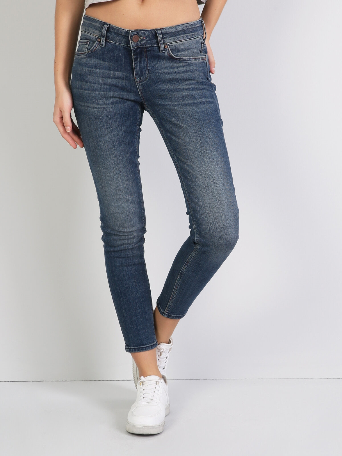 Скинни джинсы Colin’s модель CL1042737_Q1.V1_DN40261 Фото