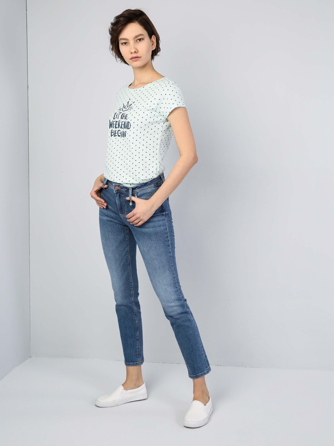 Скинни джинсы Colin’s модель CL1043834_Q1.V1_DN04787 Фото