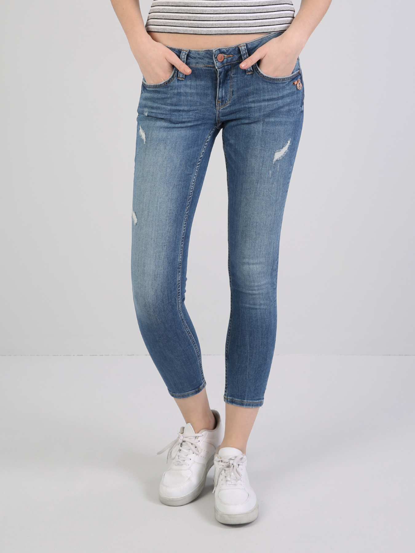 Скинни джинсы Colin’s модель CL1043824_Q1.V1_DN40247 Фото