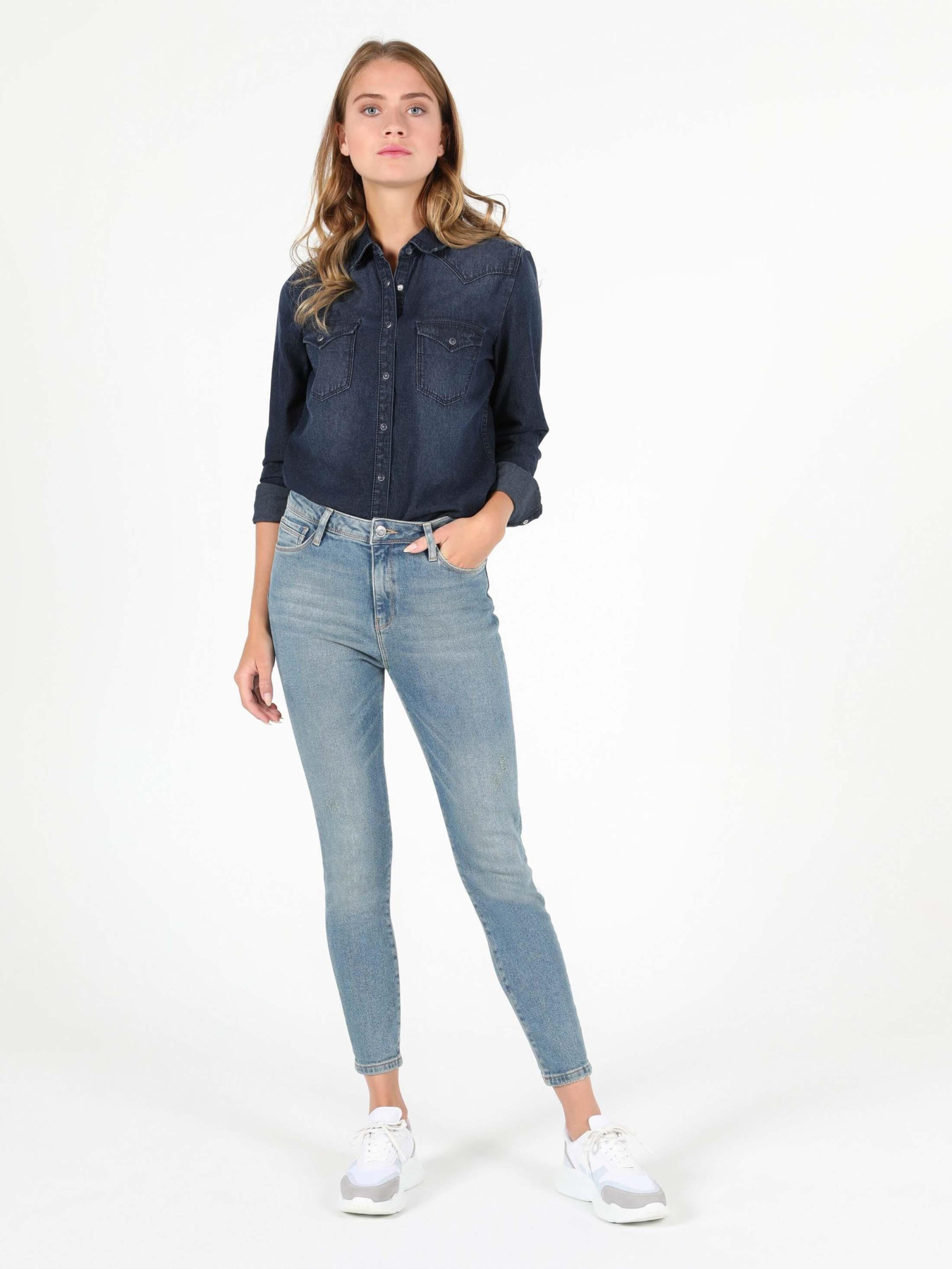 Скинни джинсы Colin’s модель CL1051953_Q1.V1_DN41110 Фото