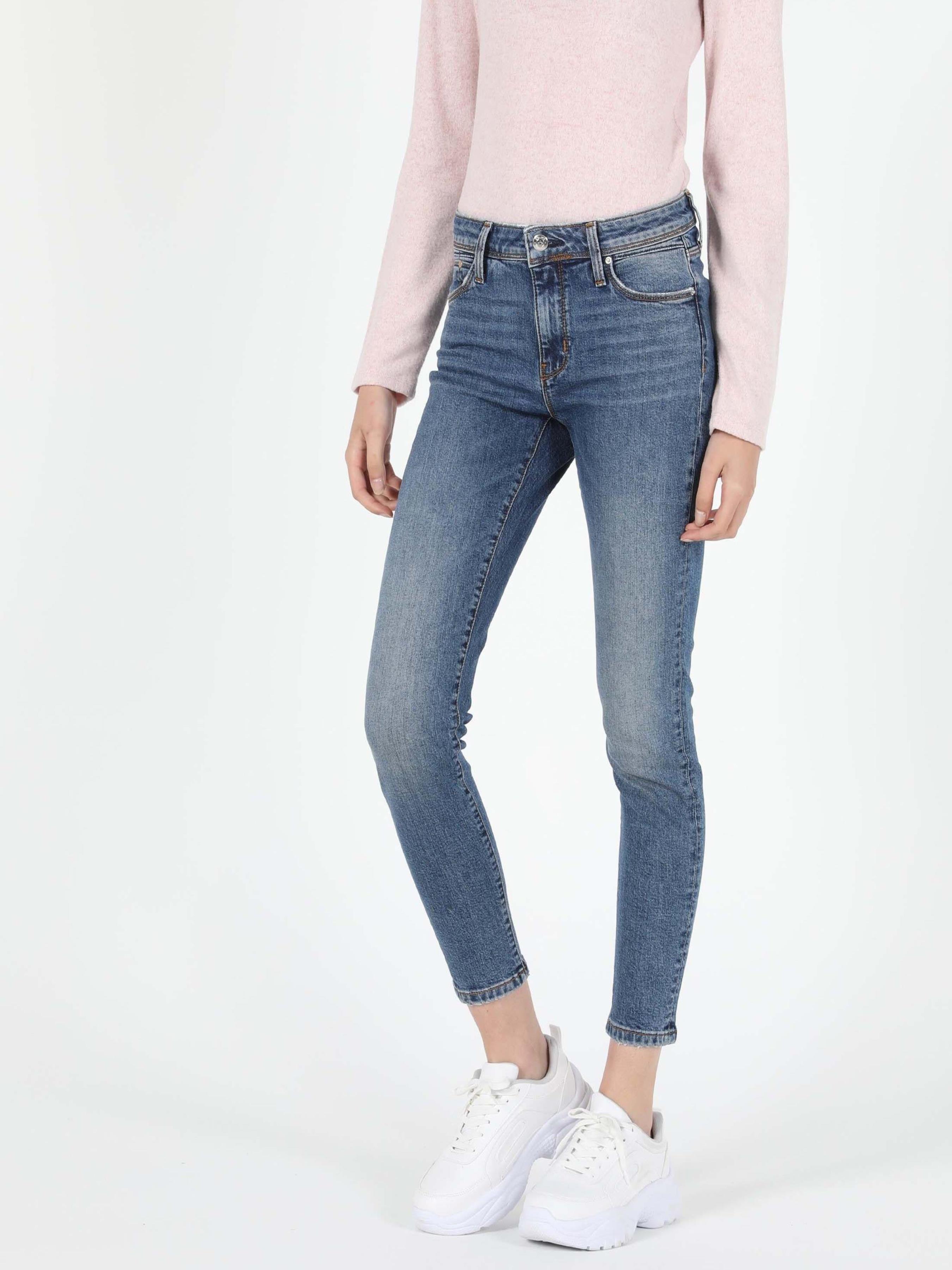 Жіночі Скіні джинси Colin’s  (CL1051945_Q1.V1_DN41099) колір джинс, матеріал комбінований верх