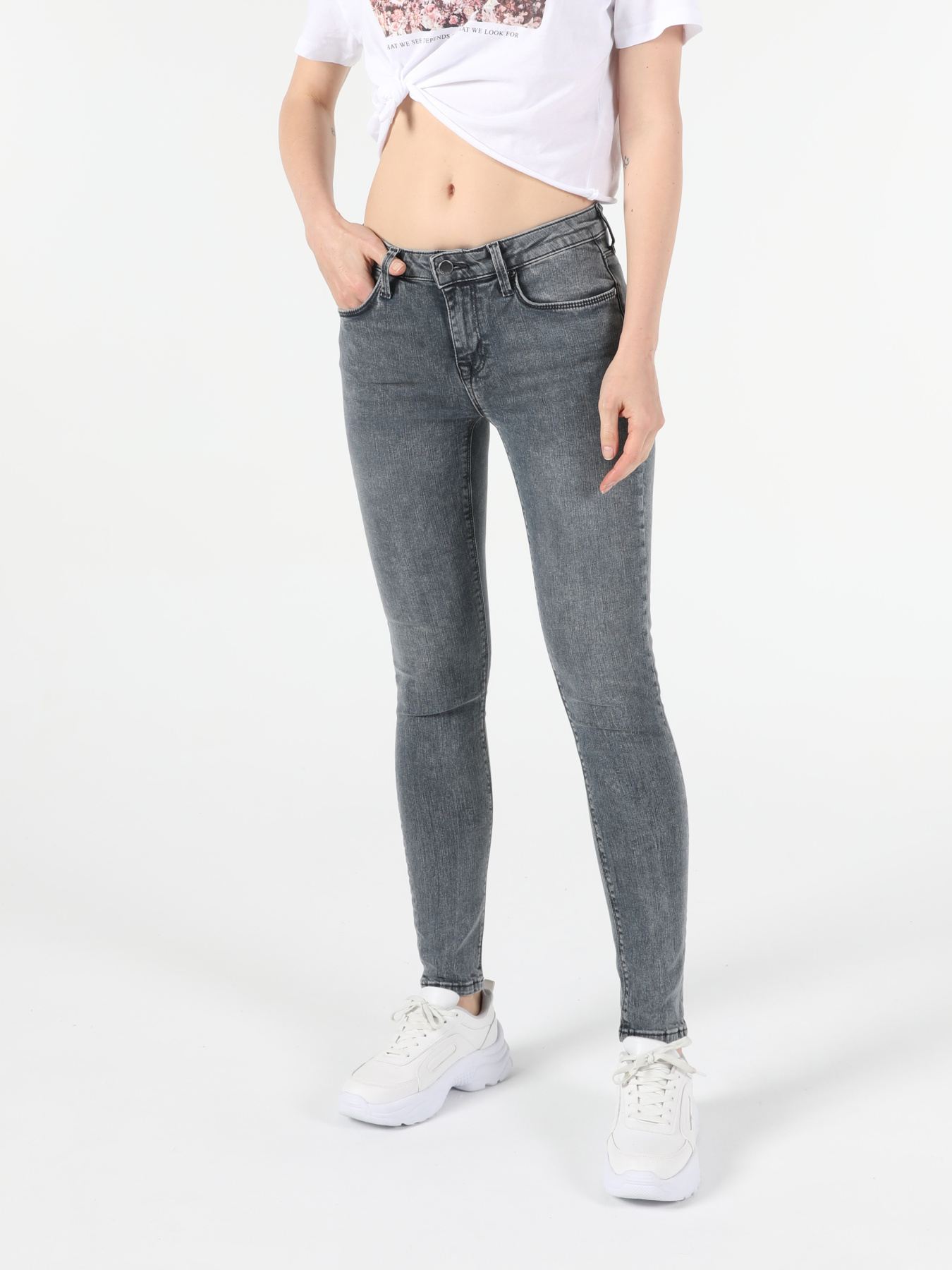 Скинни джинсы Colin’s модель CL1054582_Q1.V1_DN08303 Фото