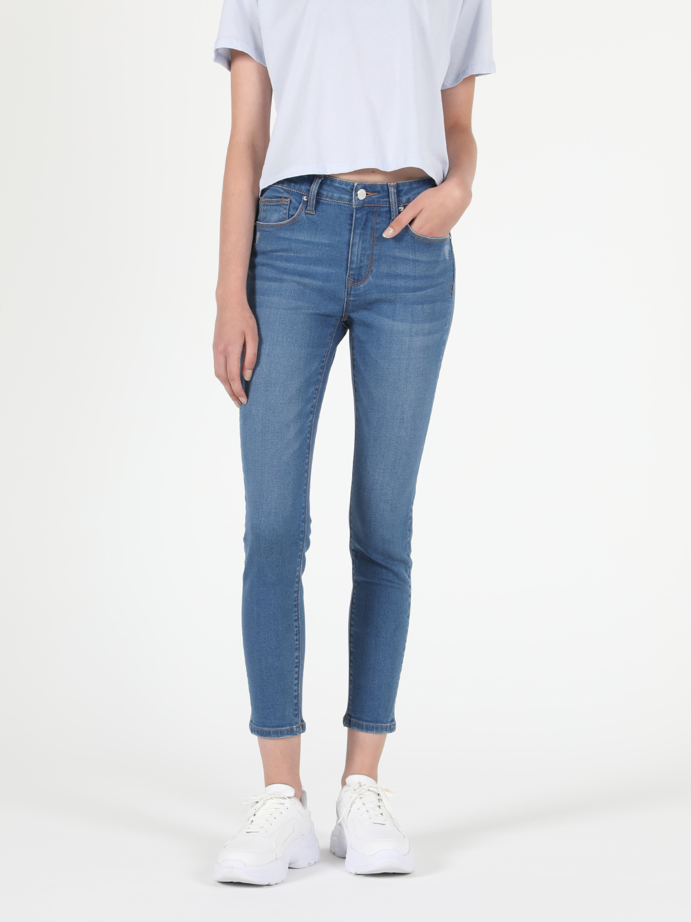 Скинни джинсы Colin’s модель CL1051946_Q1.V1_DN41232 Фото