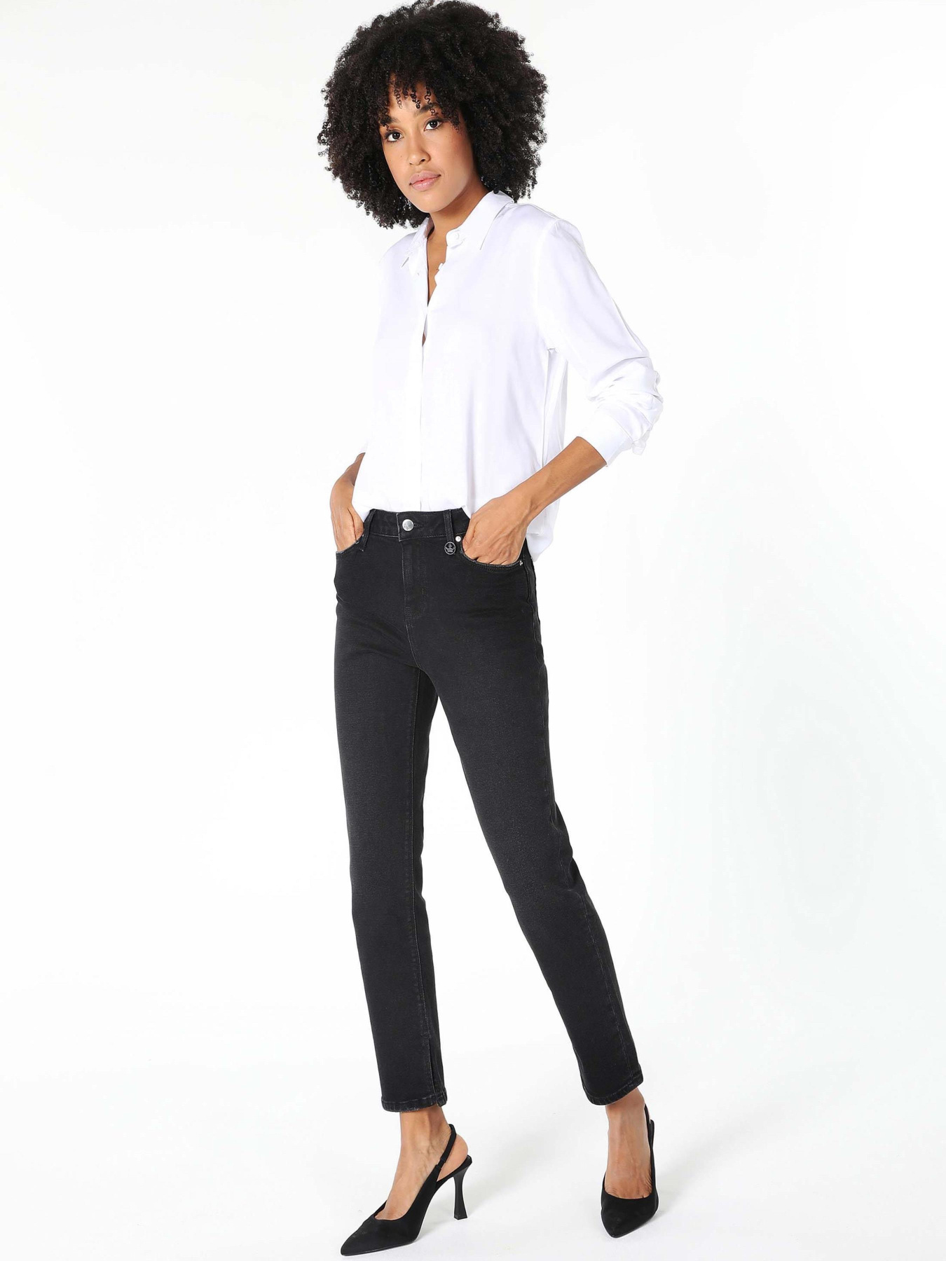 Скинни джинсы Colin’s модель CL1061414_Q1.V1_DN42329 Фото